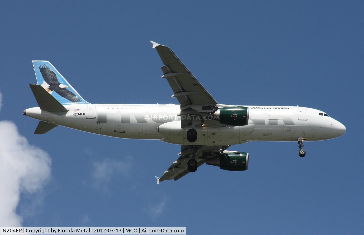 N204FR, 2004 Airbus A320-214 C/N 2325, Frontier 