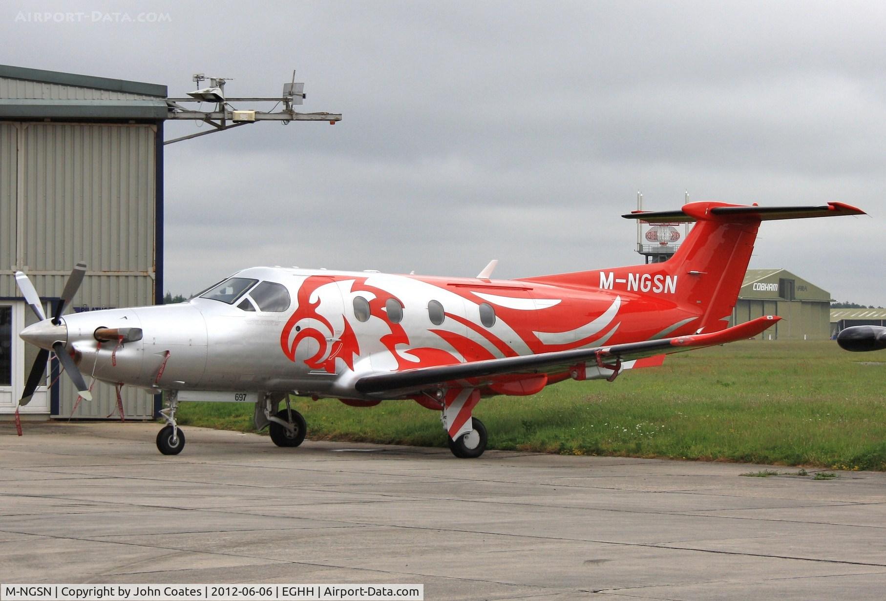 M-NGSN, 2006 Pilatus PC-12/47 C/N 0697, At Pilatus Centre