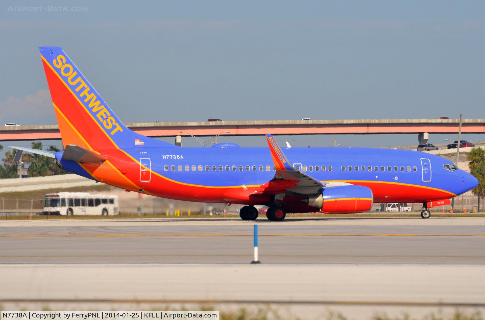 N7738A, 2006 Boeing 737-7BD C/N 33930, Former Airtran N311AT now in WN colors.