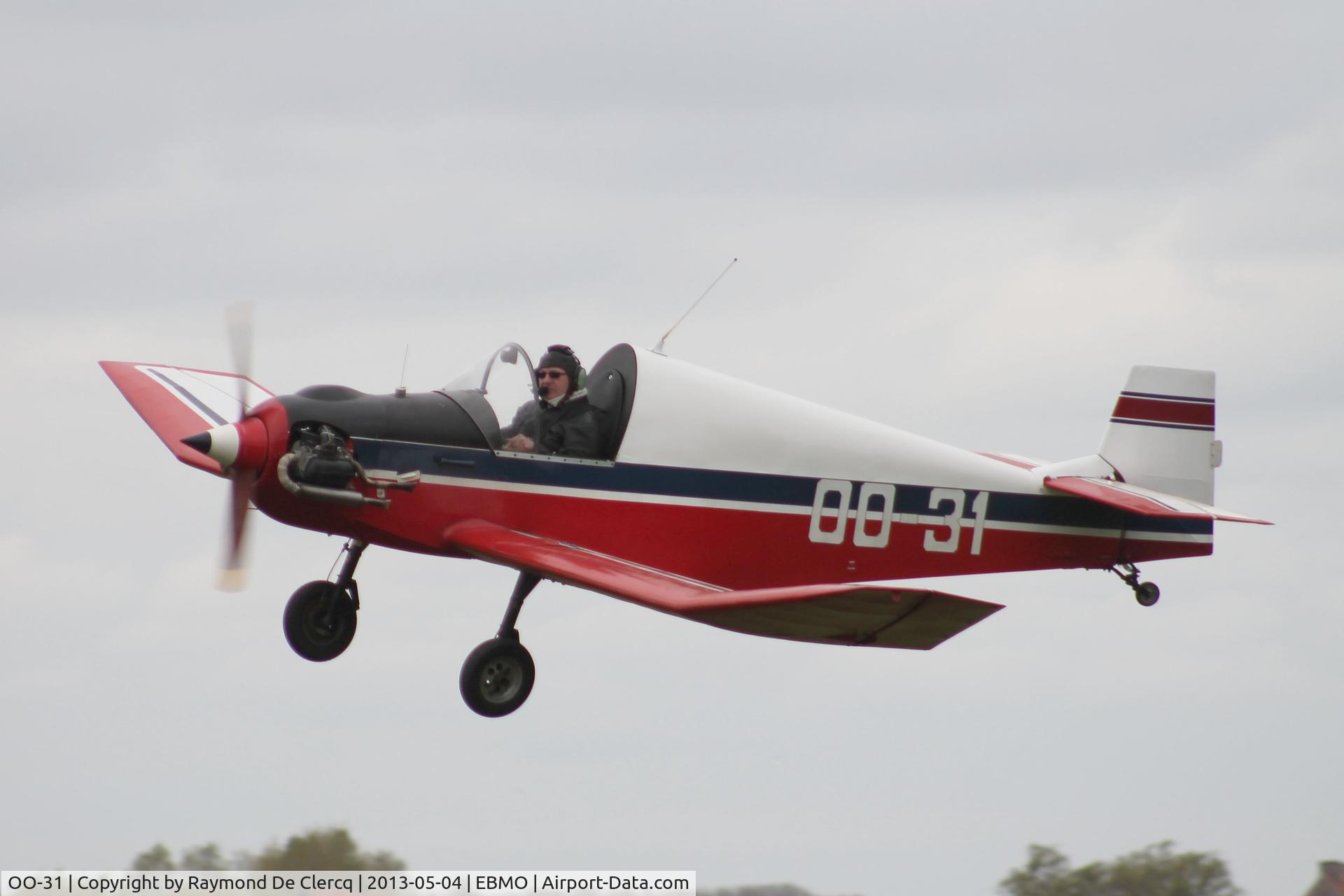 OO-31, Jodel D-9 Bebe C/N 487, Moorsele 4-5-2013