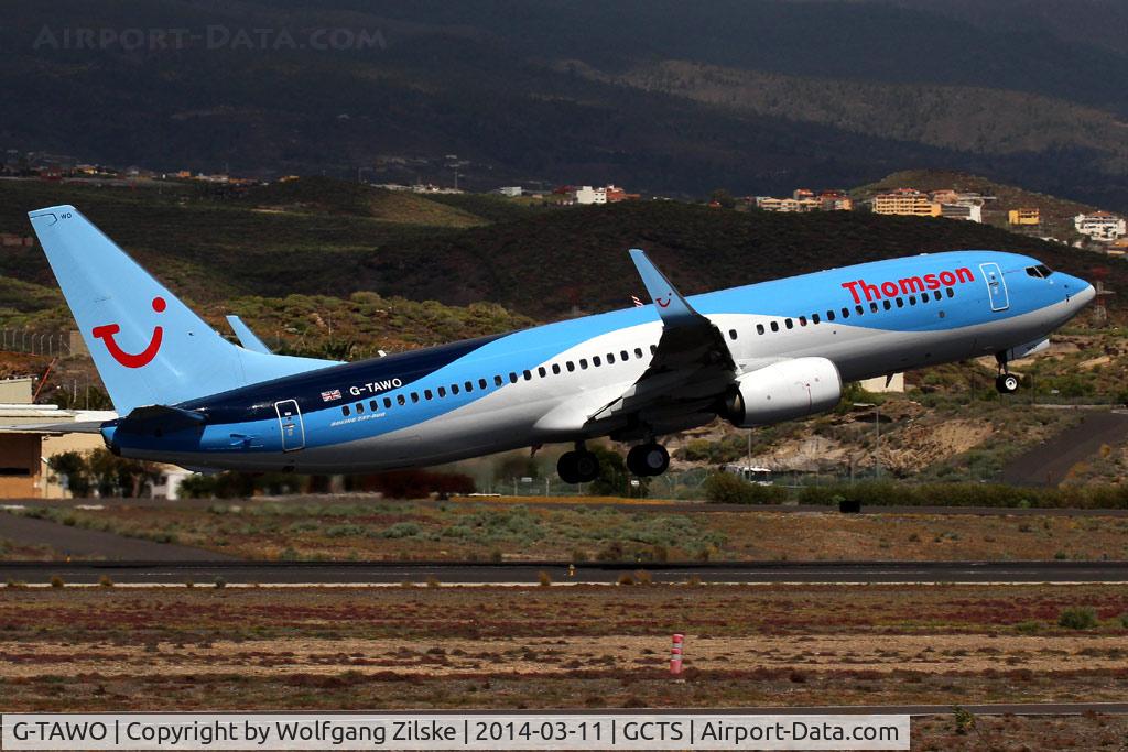G-TAWO, 2013 Boeing 737-8K5 C/N 37255, visitor