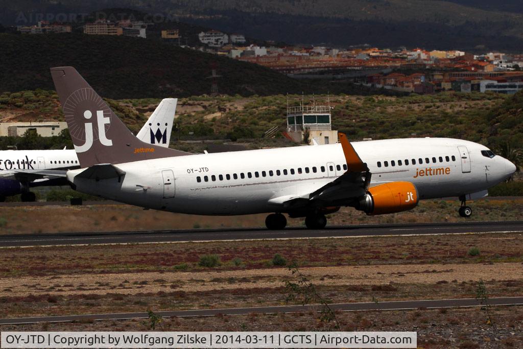 OY-JTD, 1990 Boeing 737-3Y0 C/N 24678, visitor