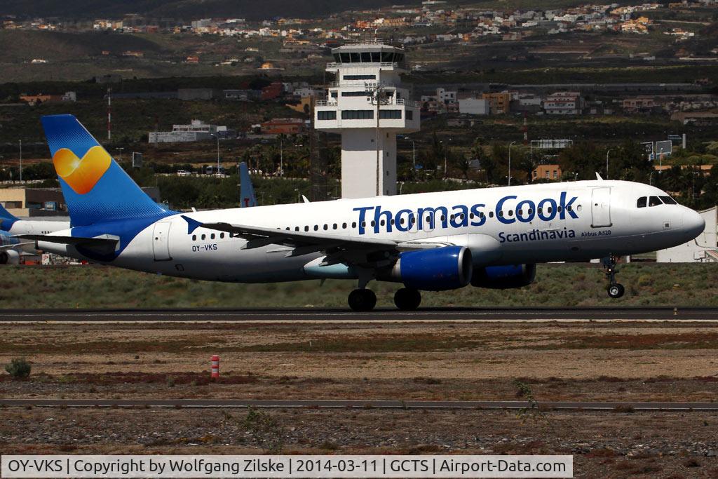 OY-VKS, 2003 Airbus A320-214 C/N 1954, visitor