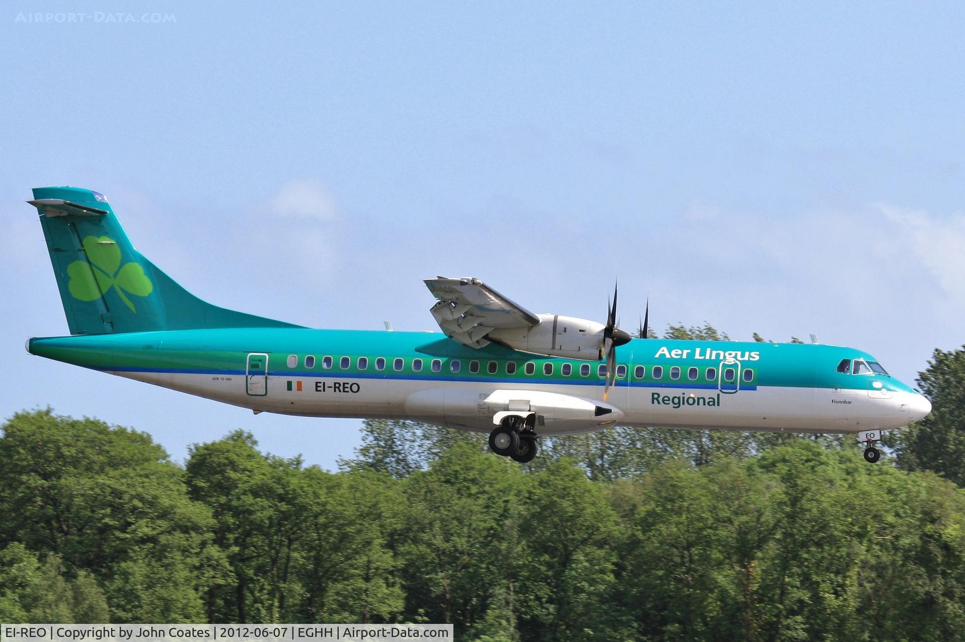 EI-REO, 2008 ATR 72-212A C/N 787, Daily Dublin arrival