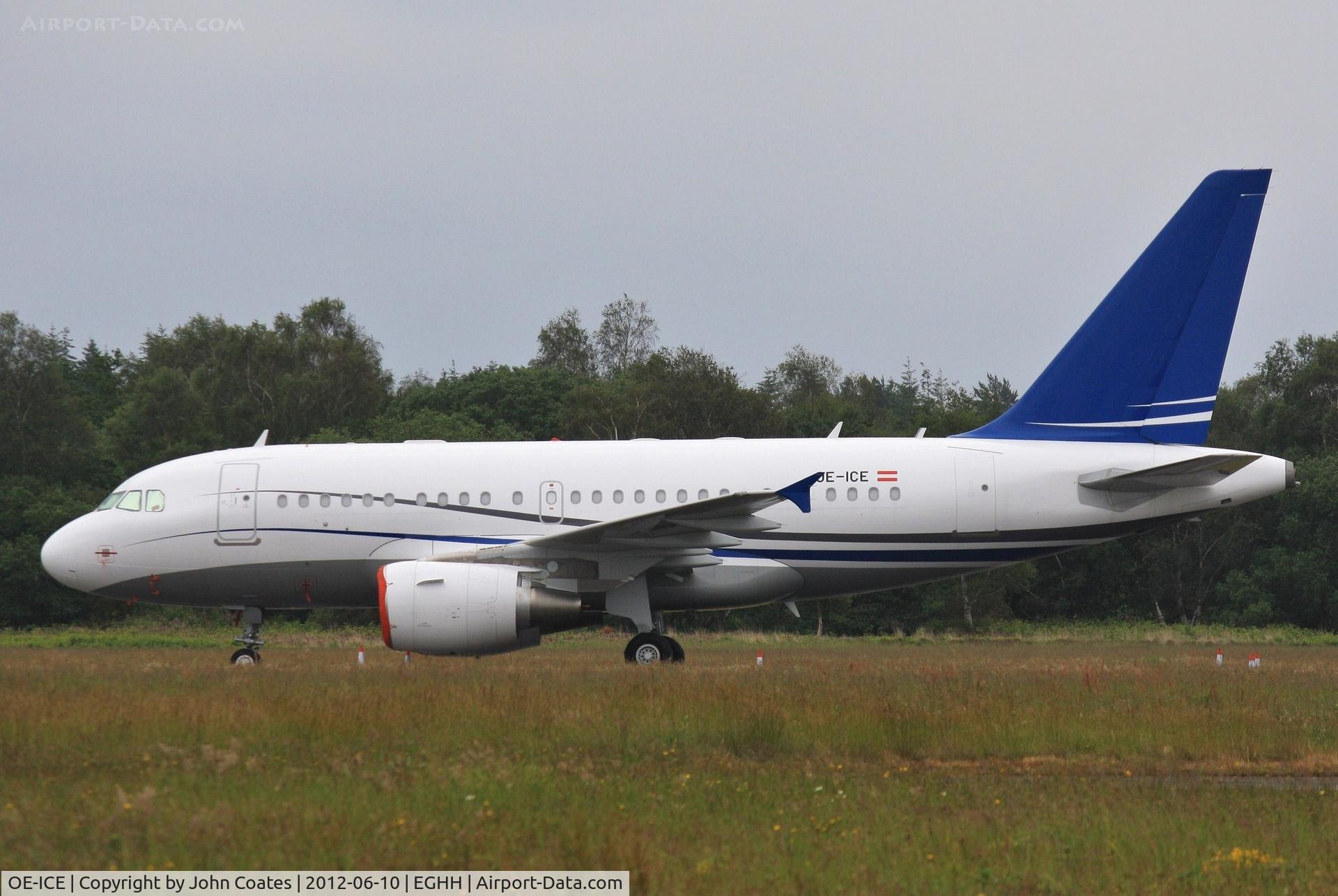OE-ICE, 2010 Airbus A318-112CJ Elite C/N 4503, Remote parking