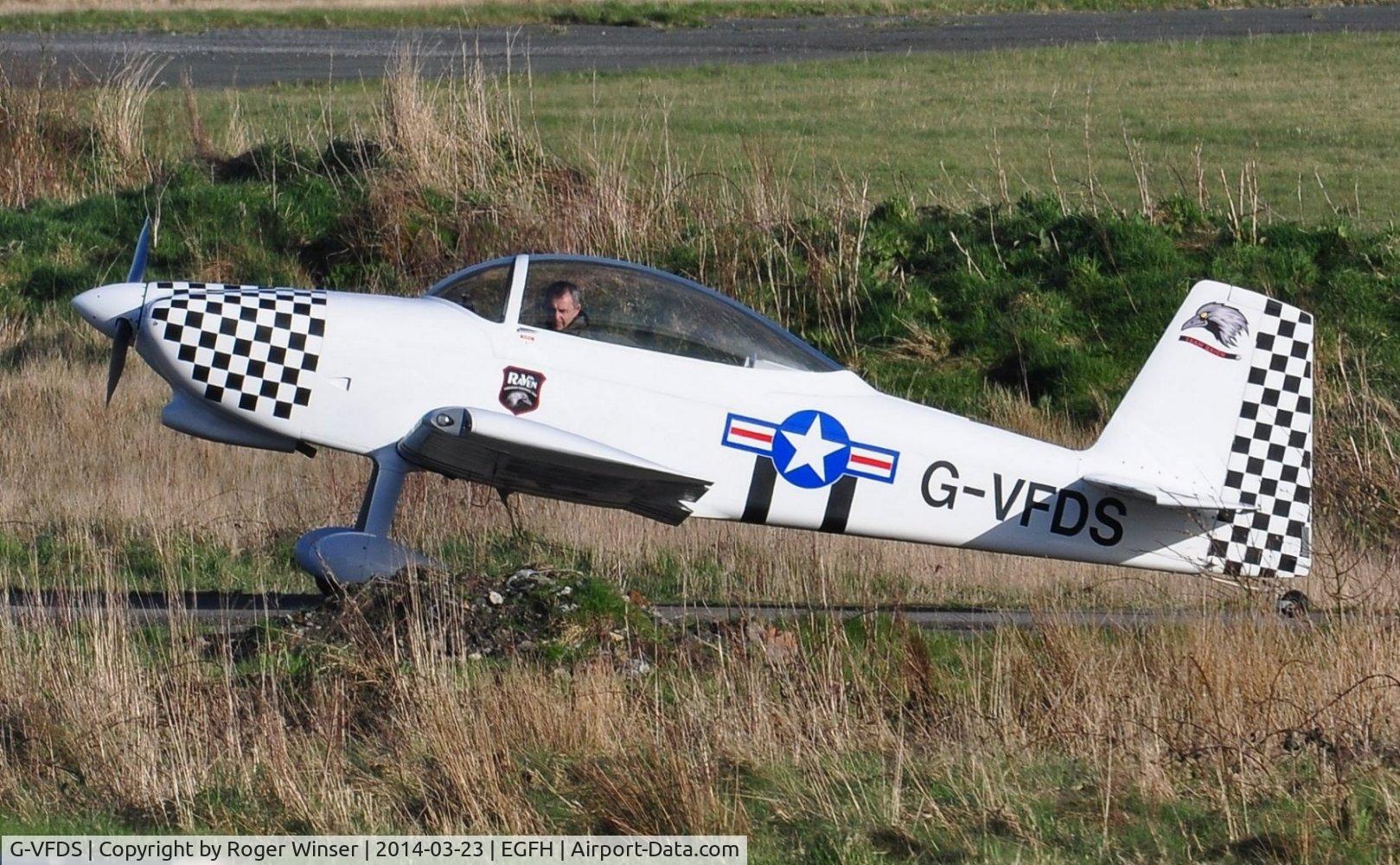 G-VFDS, 2012 Vans RV-8 C/N PFA 303-14637, Resident RV-8 (Raven 2) in the recently formed Team Raven formation aerobatic display team markings.