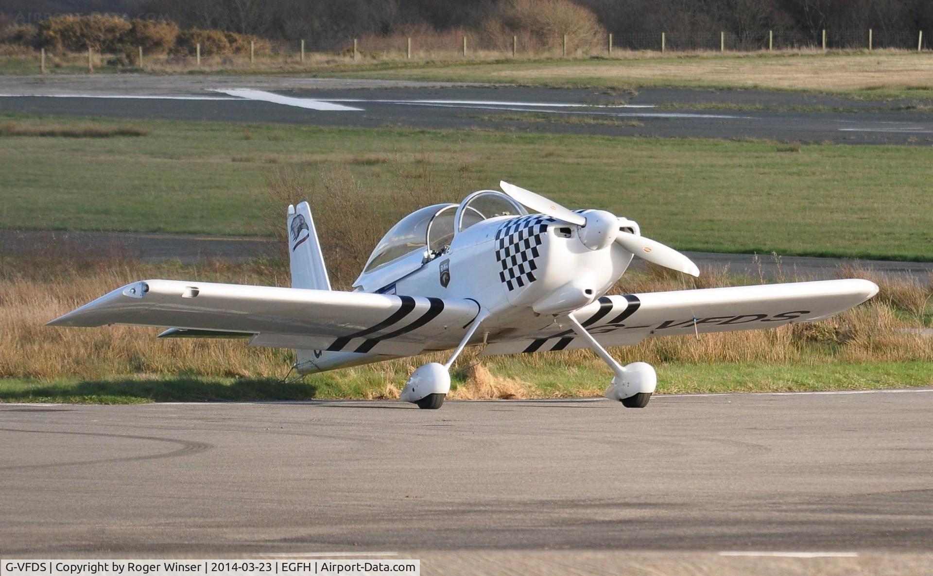 G-VFDS, 2012 Vans RV-8 C/N PFA 303-14637, Resident RV-8 (Raven 2) in the markings of the recently formed Team Raven formation aerobatic display team.