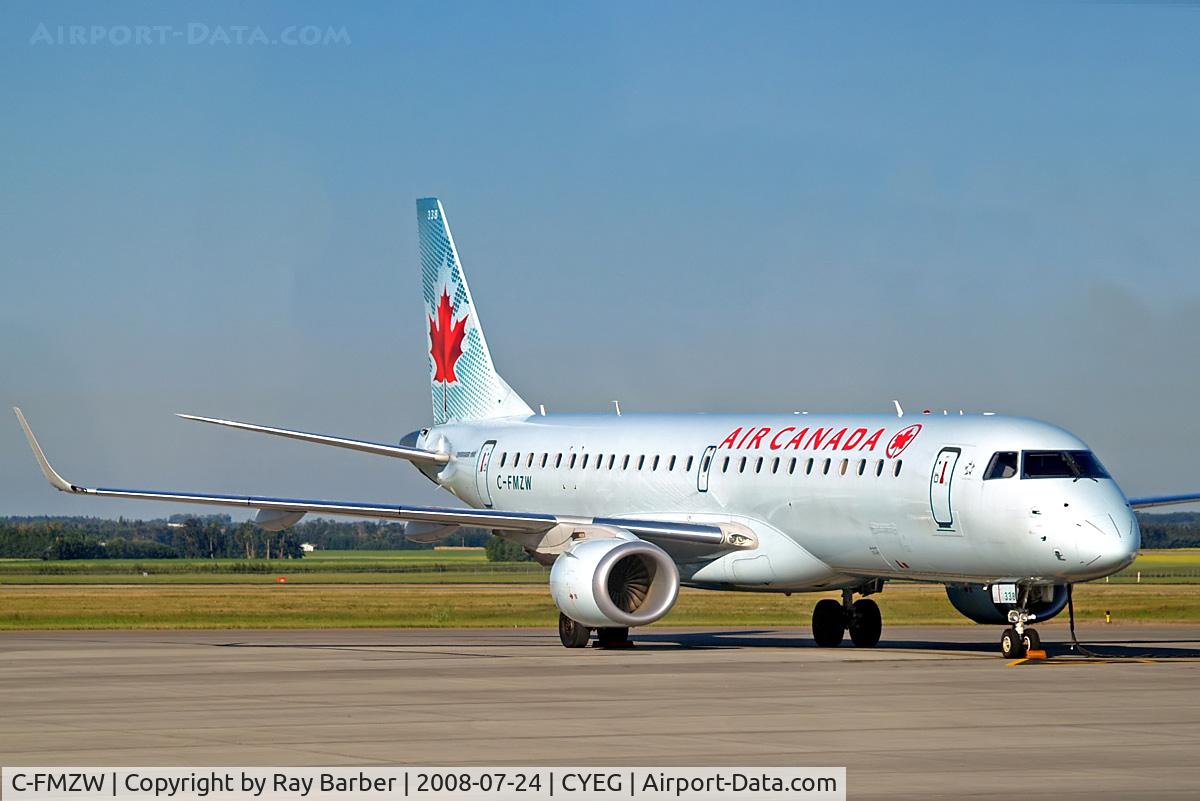 C-FMZW, 2007 Embraer 190AR (ERJ-190-100IGW) C/N 19000124, Embraer Emb-190-100IGW [19000124] (Air Canada) Edmonton International~C 24/07/2008