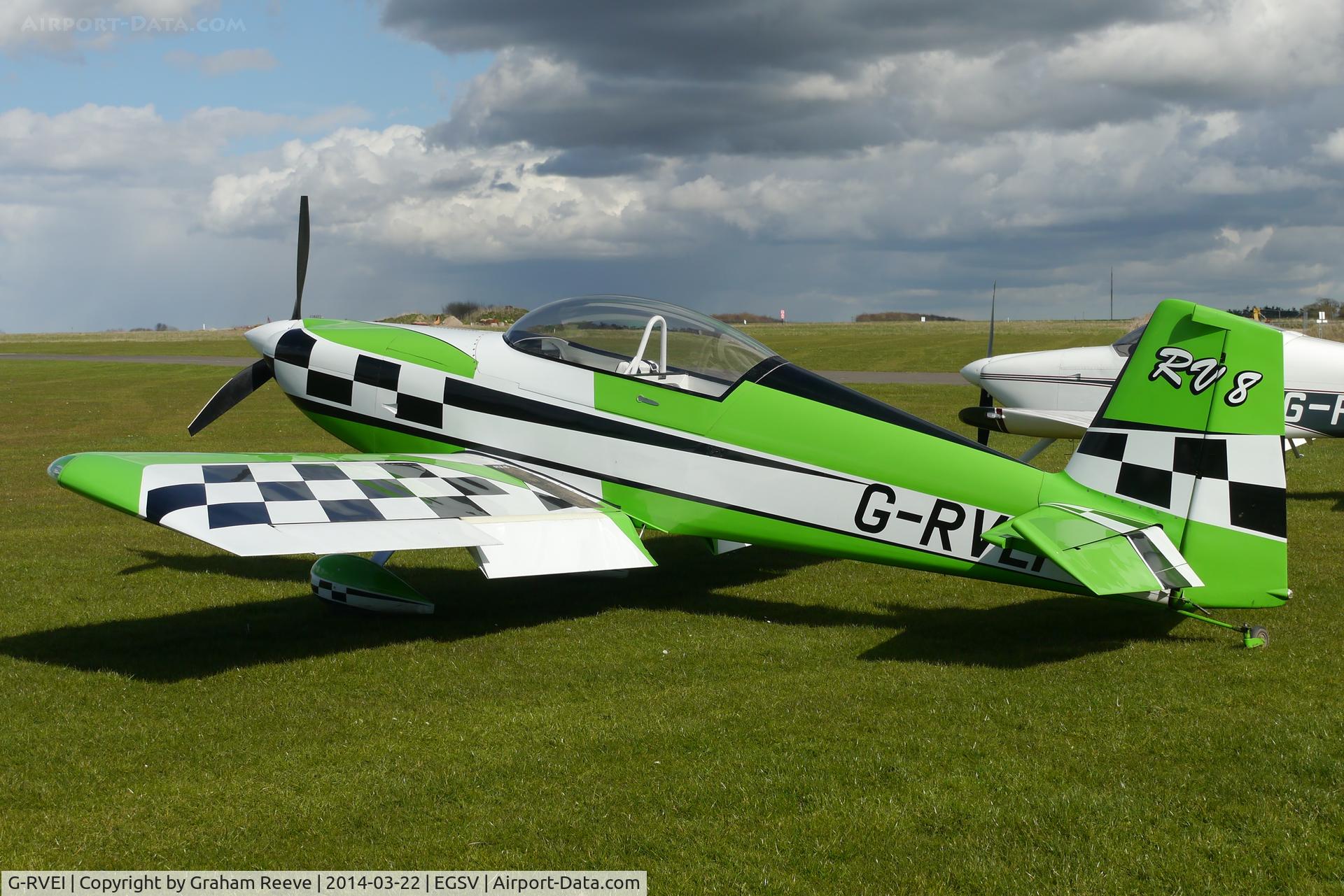 G-RVEI, 2011 Vans RV-8 C/N LAA 303-14961, Parked at Old Buckenham.