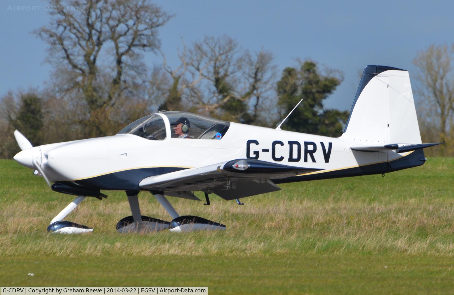 G-CDRV, 2005 Vans RV-9A C/N PFA 320-14186, Just landed.
