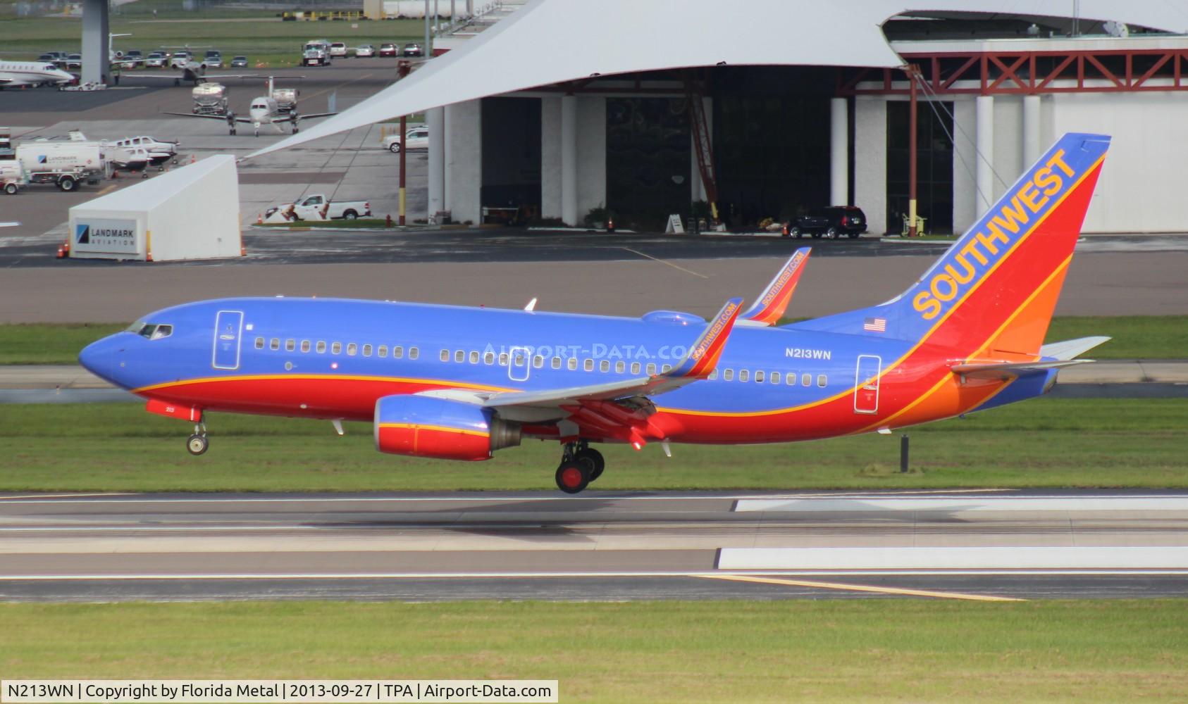 N213WN, 2005 Boeing 737-7H4 C/N 34217, Southwest 737-700