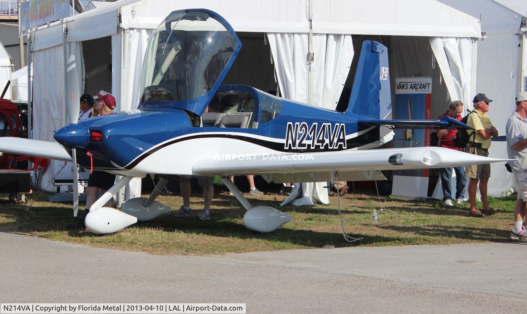 N214VA, 2012 Vans RV-14A C/N 140001, Vans RV-14A