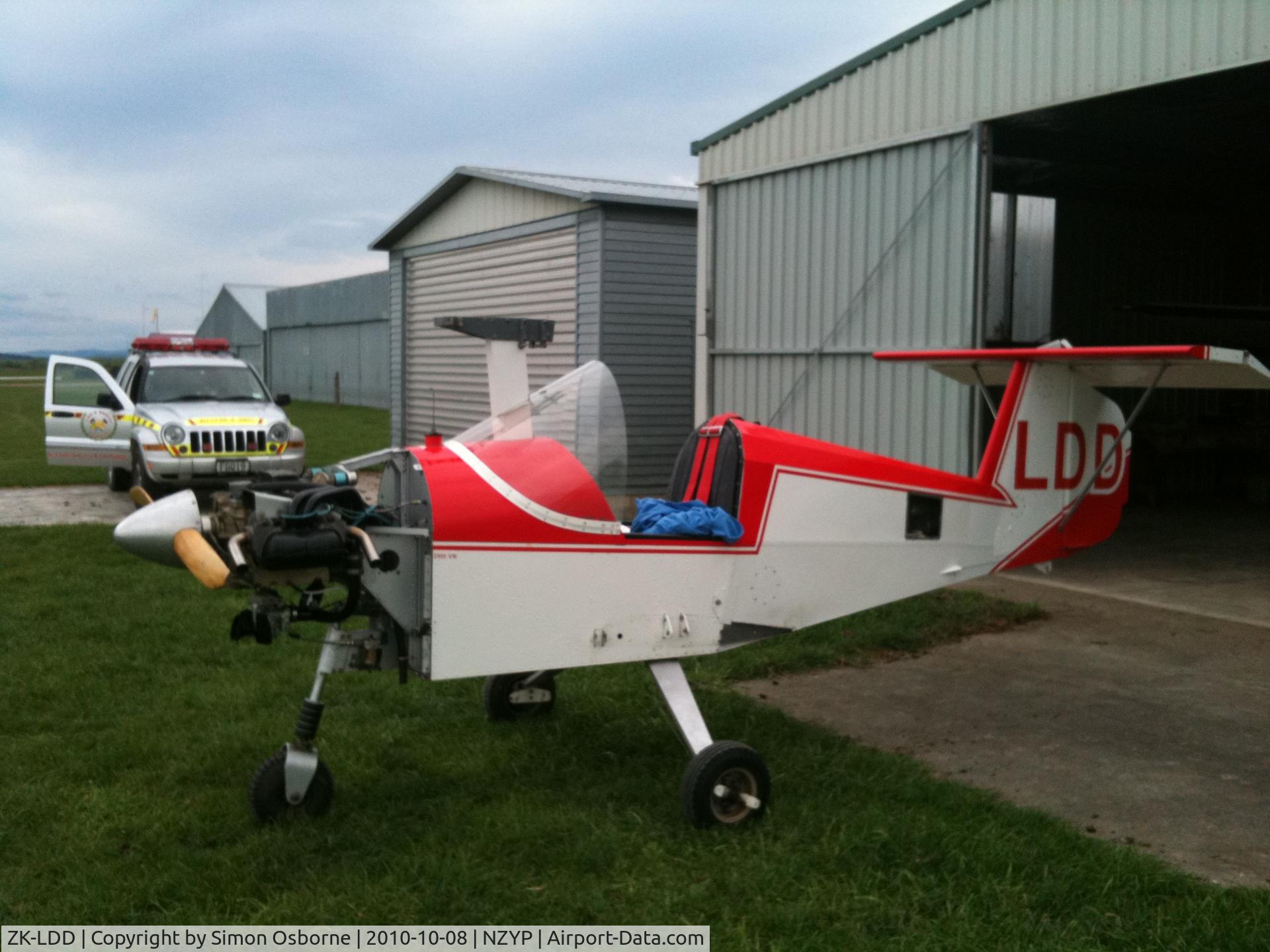 ZK-LDD, 1996 Aerosport Scamp C/N AAC/A572/SP1572, Aerosport Scamp  ZK-LDD, Being restored to flying condition by SP1572 in Ongaonga, Central Hawke's Bay, New Zealand