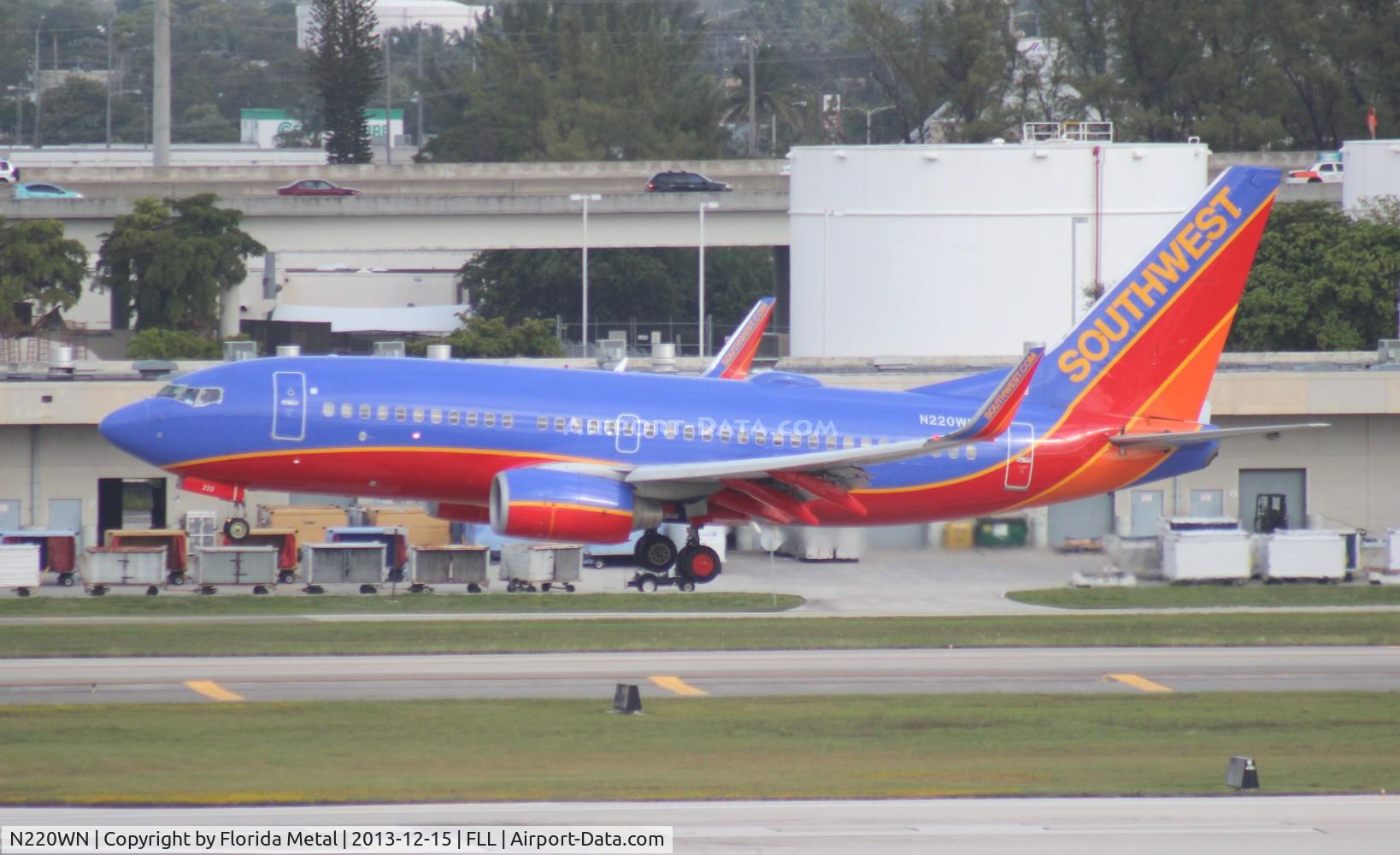 N220WN, 2005 Boeing 737-7H4 C/N 32491, Southwest 737-700