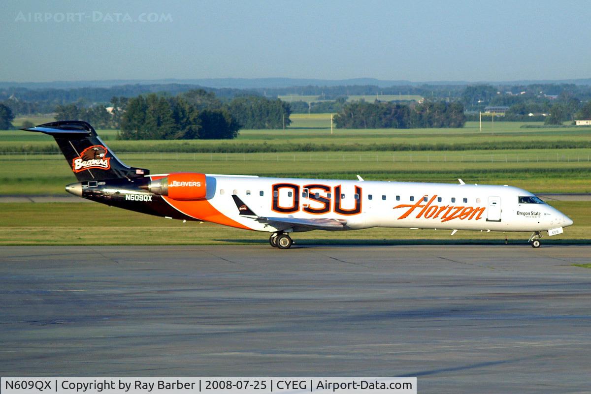 N609QX, 2001 Bombardier CRJ-701 (CL-600-2C10) Regional Jet C/N 10031, Canadair CRJ-700 [10031] (Horizon Air) Edmonton International~C 25/07/2008