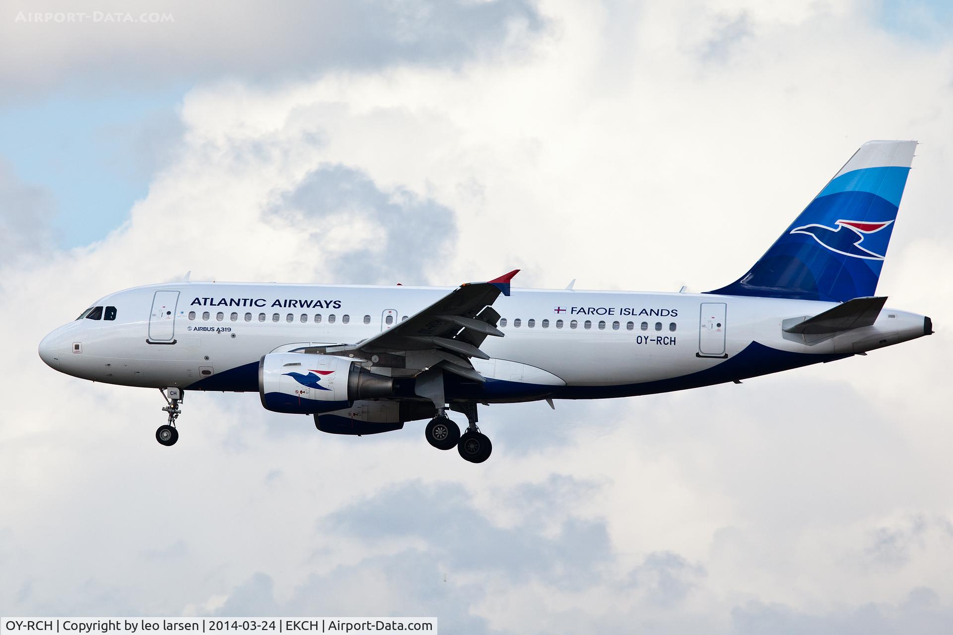 OY-RCH, 2004 Airbus A319-112 C/N 2186, Copenhagen Kastrup 24.3.14