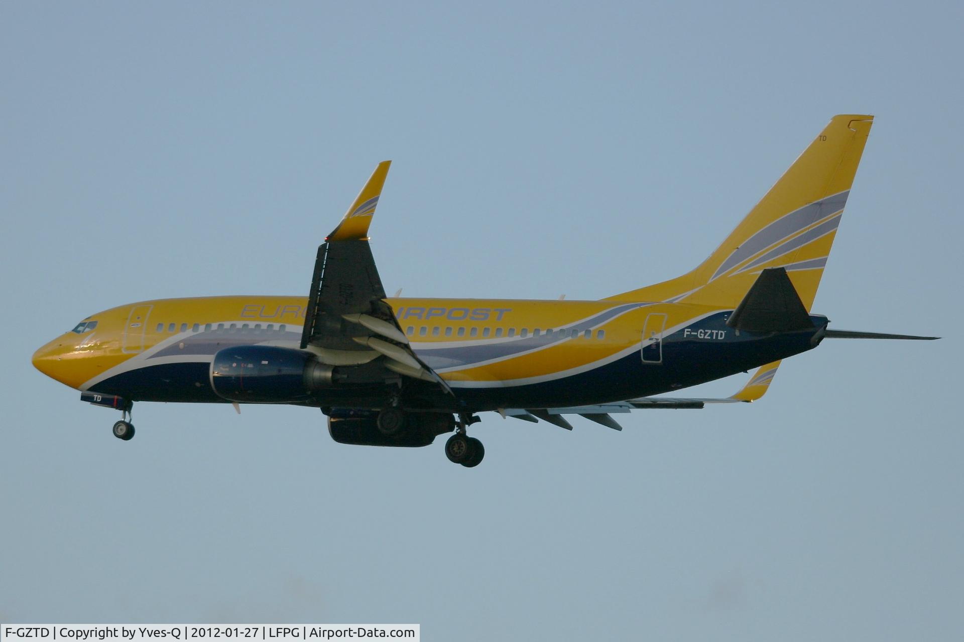 F-GZTD, 2003 Boeing 737-73V C/N 32418, Boing 737-73V, Short approach Rwy 26L, Roissy Charles De Gaulle Airport (LFPG-CDG)