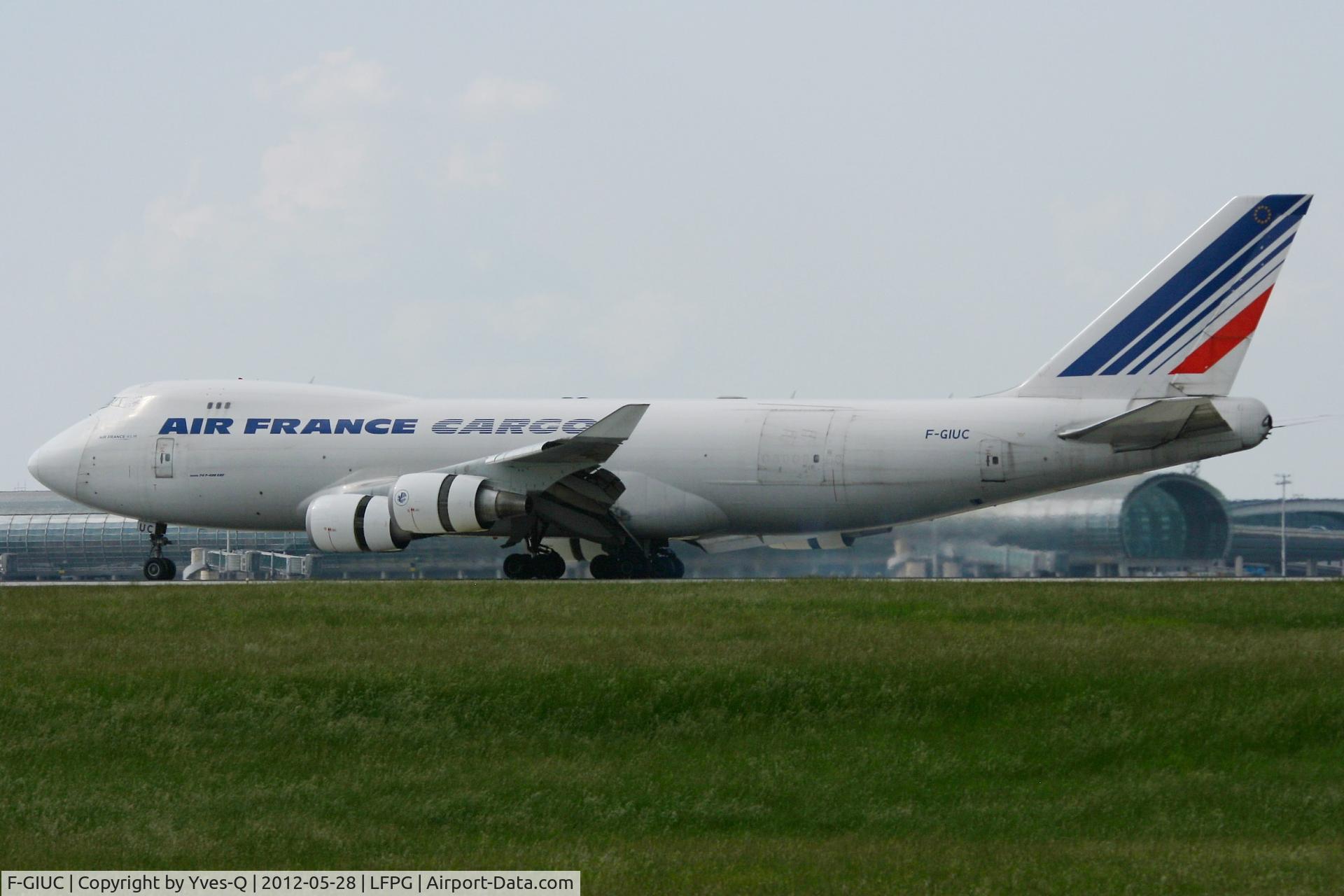 F-GIUC, 2002 Boeing 747-428F/ER/SCD C/N 32867, Boeing 747-428F (ER), Landing Rwy 26L, Roissy Charles De Gaulle Airport (LFPG-CDG)