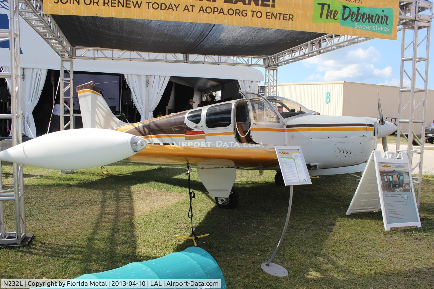 N232L, 1963 Beech 35-B33 Debonair C/N CD-685, Beech B33