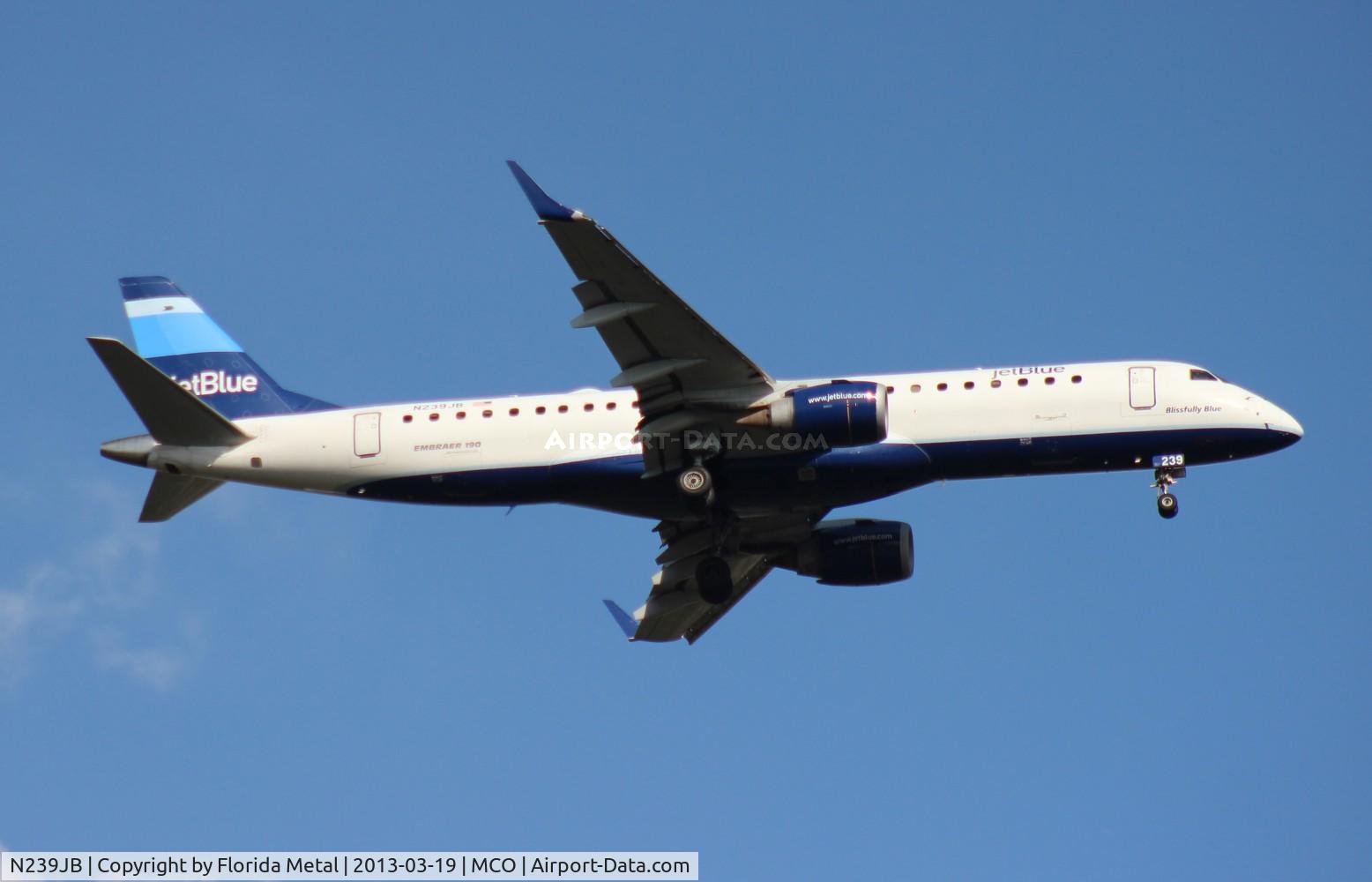 N239JB, 2006 Embraer 190AR (ERJ-190-100IGW) C/N 19000040, Jet Blue E190