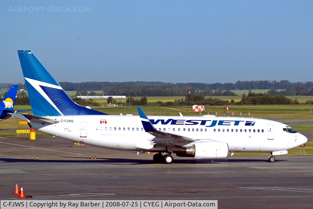 C-FJWS, 2001 Boeing 737-76N C/N 28651, Boeing 737-76N [28651] (Westjet) Edmonton-International~C 25/07/2008