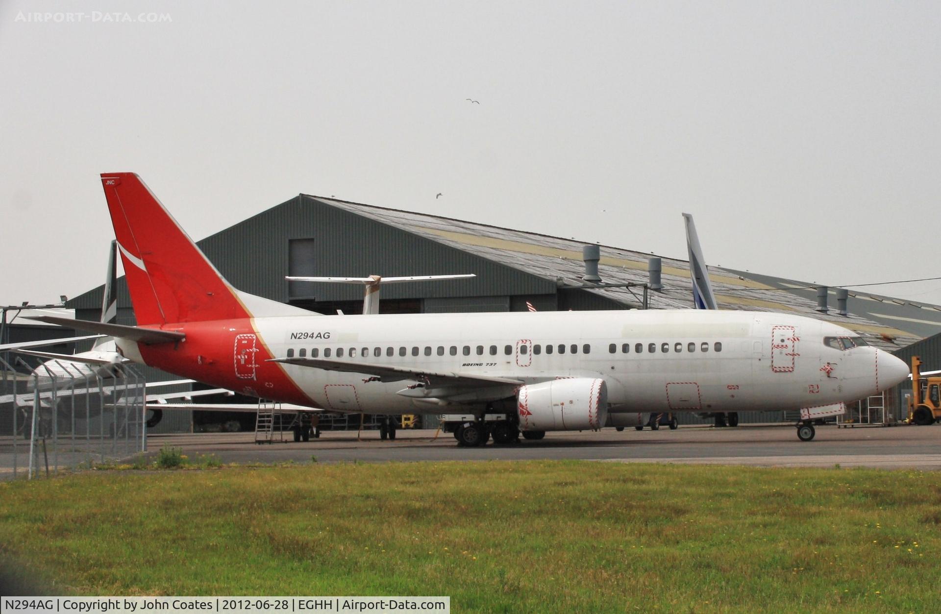N294AG, Boeing 737-376 C/N 24296, At European