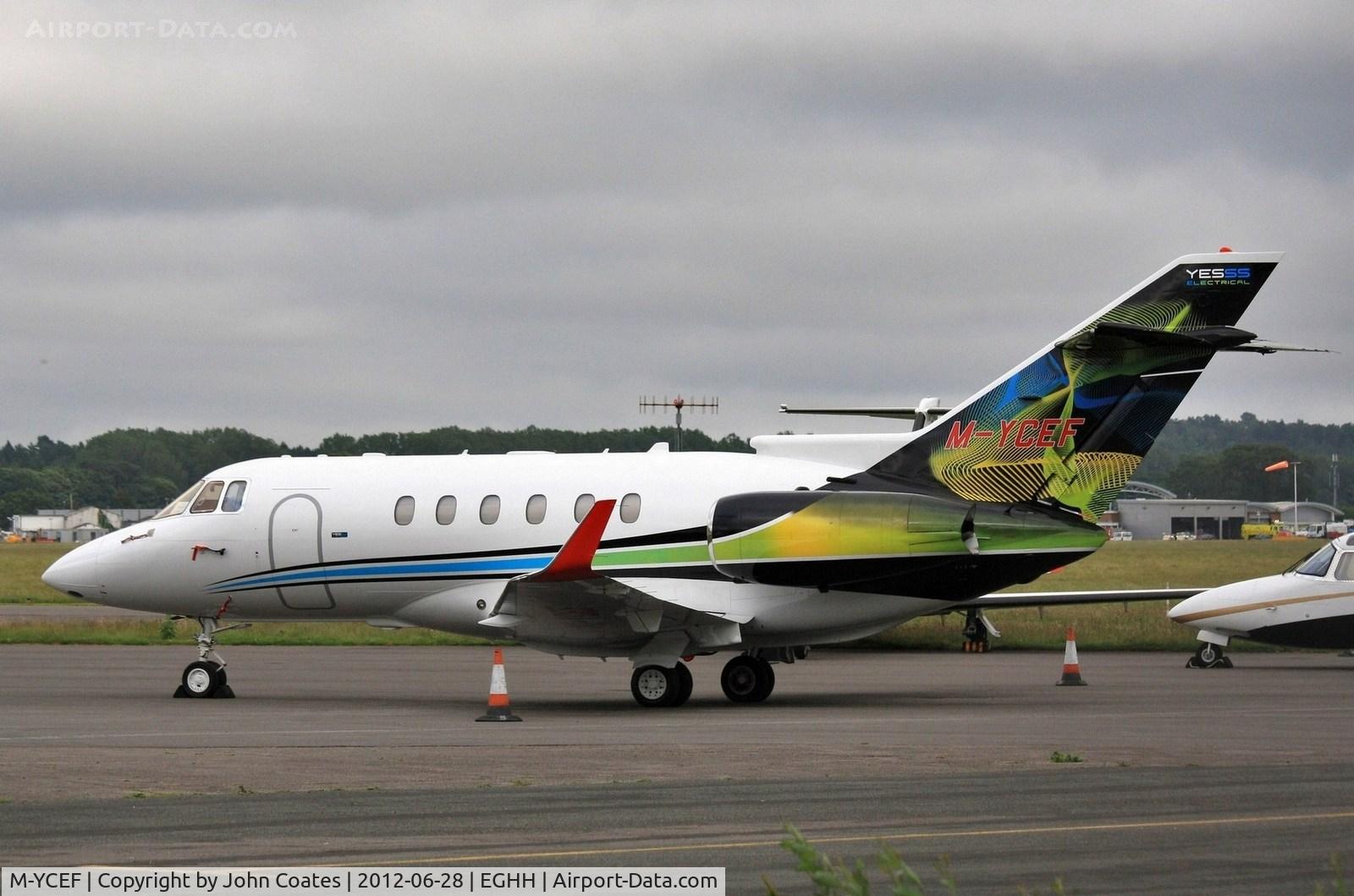 M-YCEF, 2005 Raytheon Hawker 800XPi C/N 258723, At Sigs