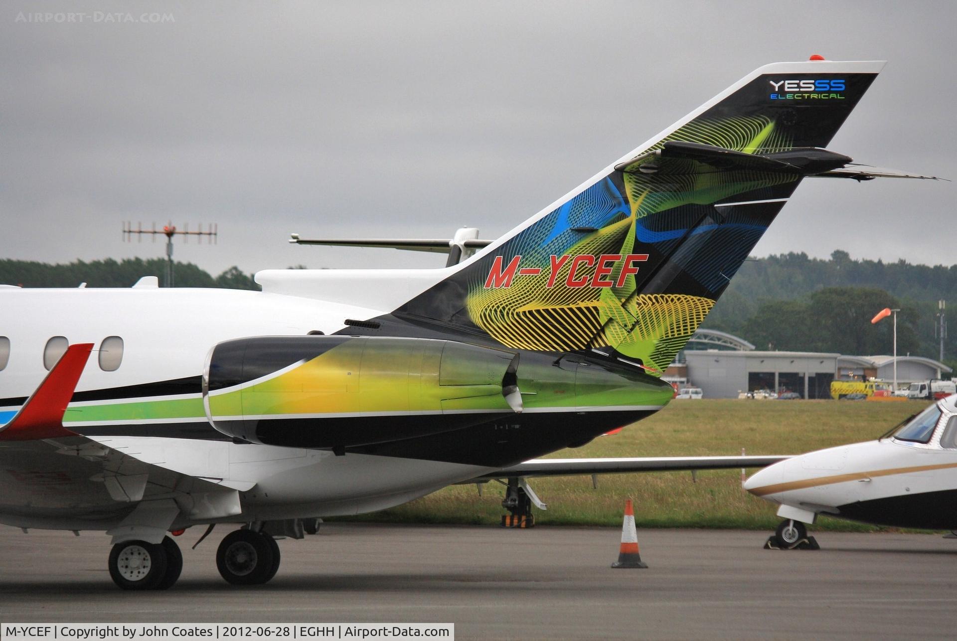M-YCEF, 2005 Raytheon Hawker 800XPi C/N 258723, Terrific Tail