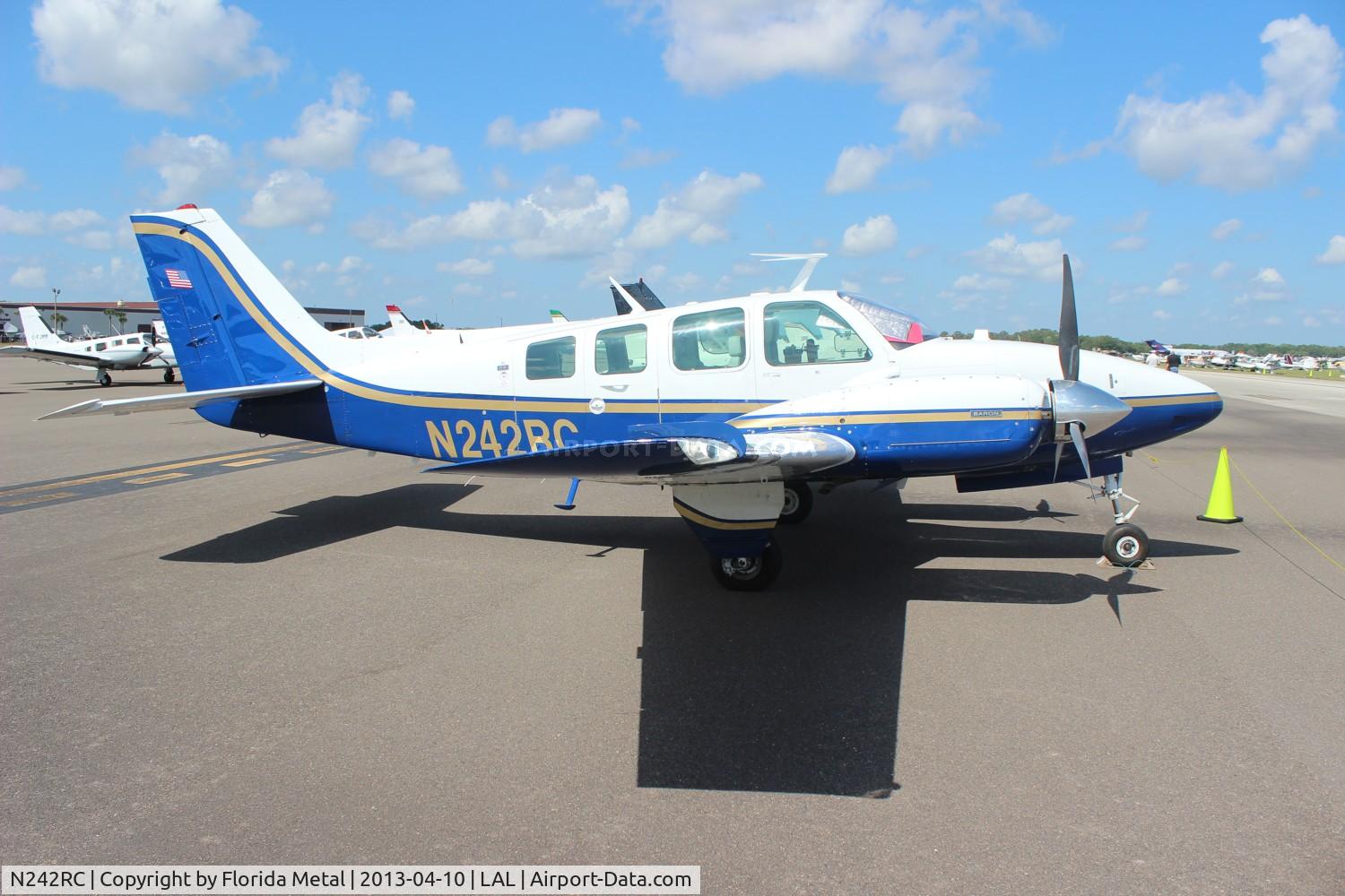 N242RC, 1972 Beech 58 Baron C/N TH-248, Beech 58