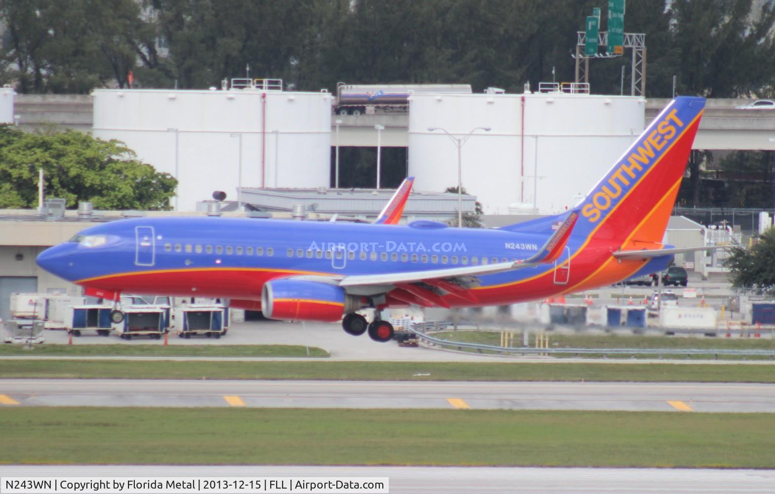 N243WN, 2006 Boeing 737-7H4 C/N 34863, Southwest 737-700