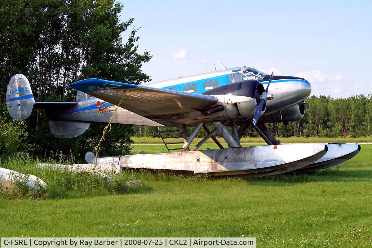 C-FSRE, 1954 Beech 3N Expeditor C/N CA-61, Beech 3N Expeditor [CA-61] ( Excellent Adventures Outposts & Air Services Ltd) Selkirk~C 25/07/2008