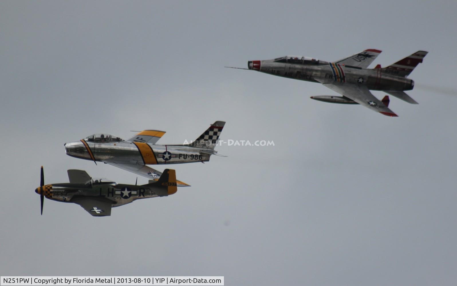 N251PW, 1944 North American P-51D Mustang C/N 122-31945, Baby Duck in a 