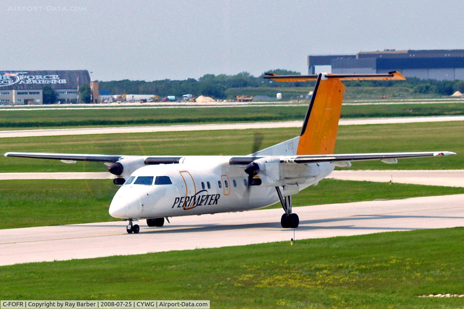 C-FOFR, 1992 De Havilland Canada DHC-8-106 Dash 8 C/N 317, De Havilland Canada DHC-8-106 Dash 8 [317] (Perimeter Airlines) Winnipeg-International~C 25/07/2008