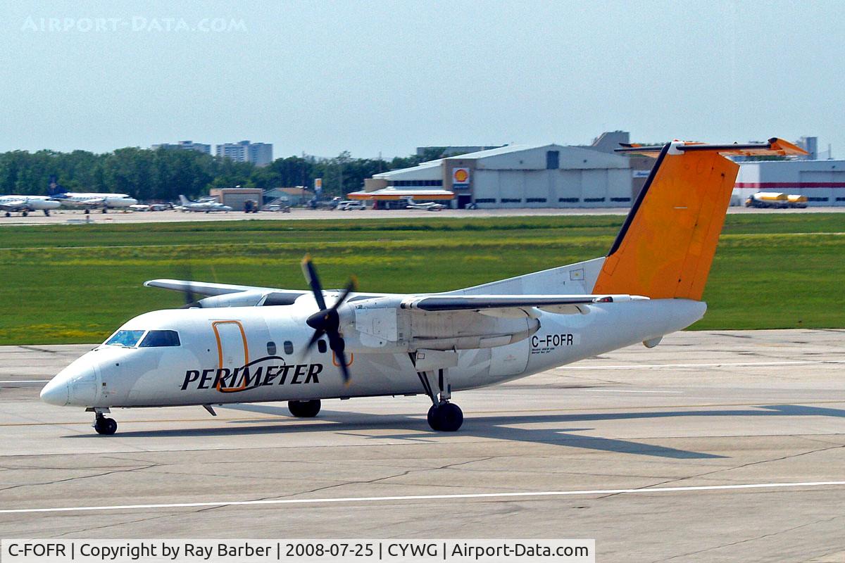 C-FOFR, 1992 De Havilland Canada DHC-8-106 Dash 8 C/N 317, De Havilland Canada DHC-8-106 Dash 8 [317] (Perimeter Airlines) Winnipeg-International~C 25/07/2008