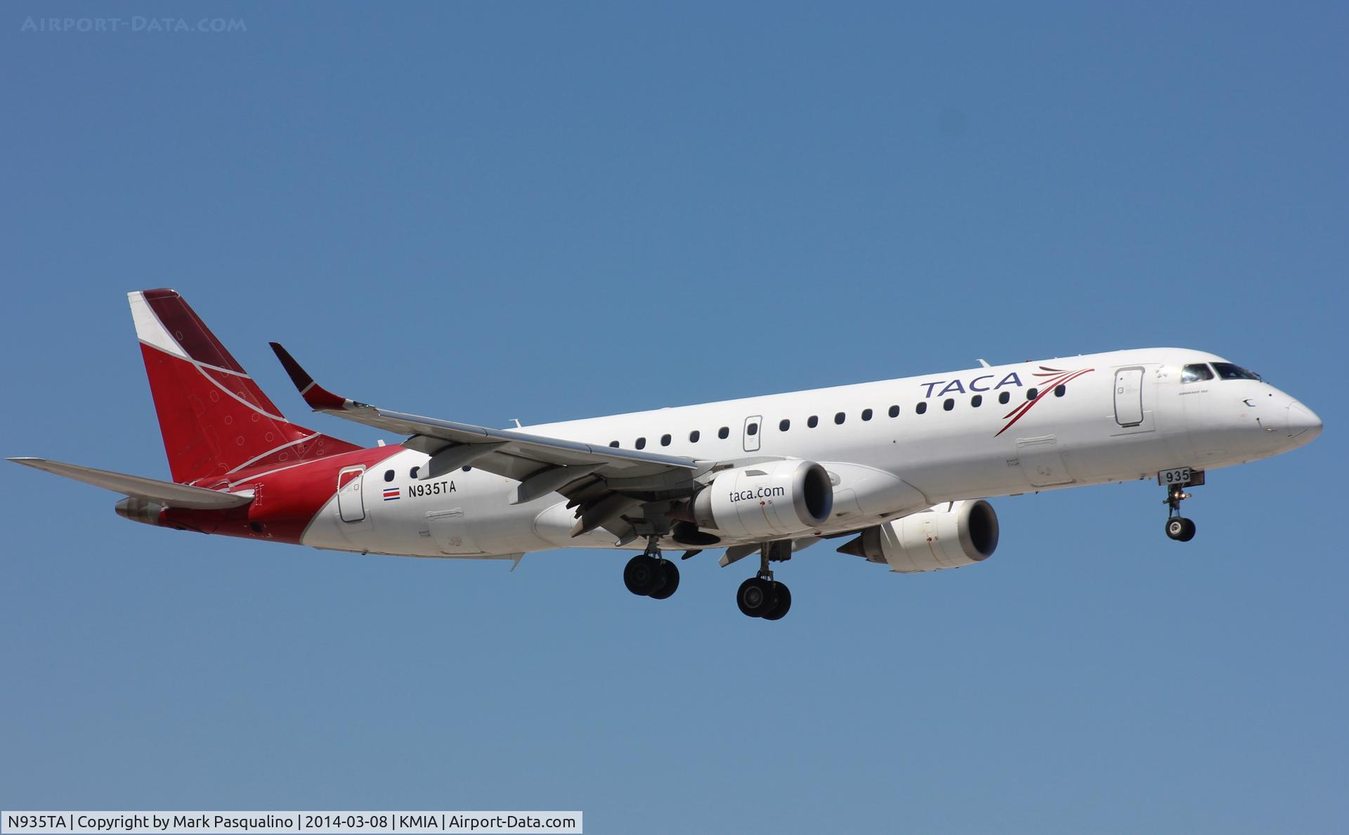 N935TA, Embraer ERJ-190-100 IGW 190AR C/N 19000205, ERJ-190-100 IGW