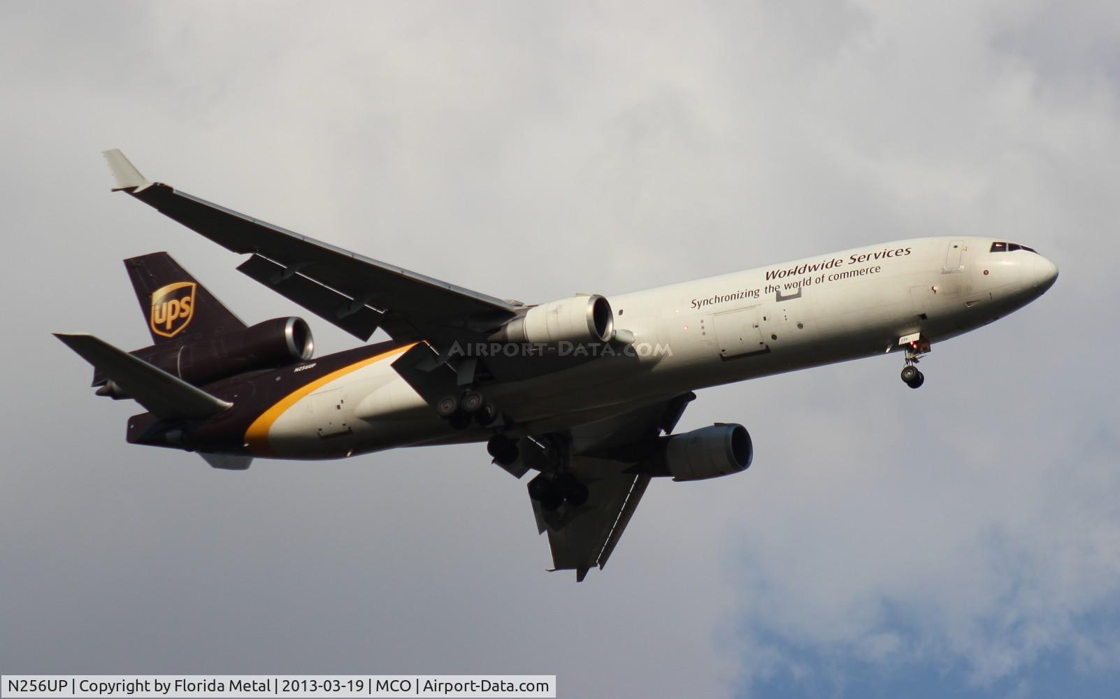 N256UP, 1992 McDonnell Douglas MD-11F C/N 48405, UPS MD-11