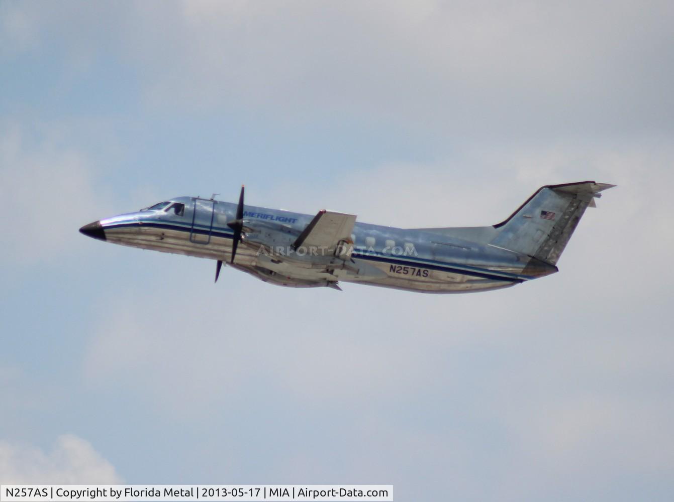 N257AS, 1989 Embraer EMB-120ER Brasilia C/N 120.126, Ameriflight E120