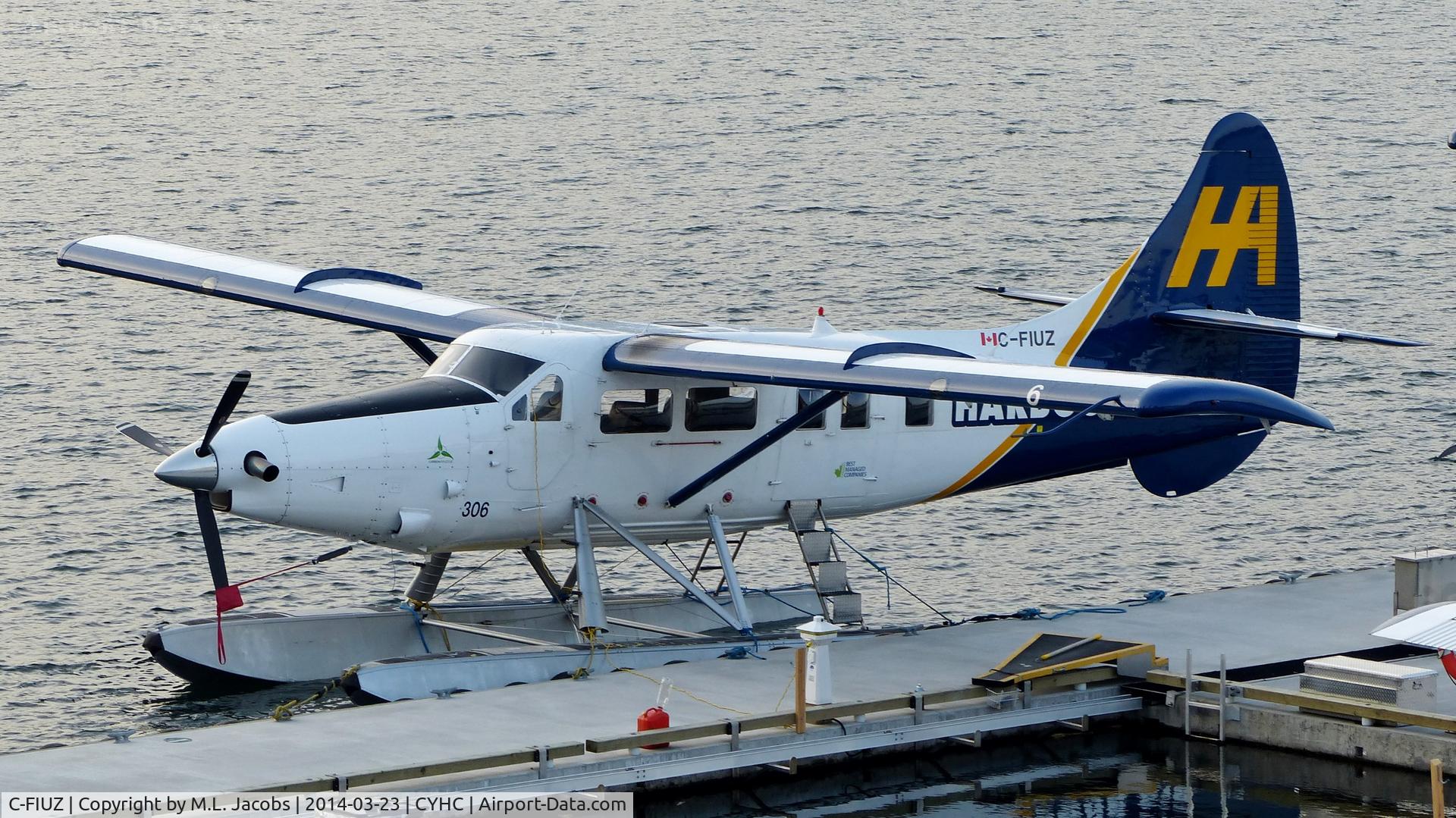 C-FIUZ, 1956 De Havilland Canada DHC-3T Vazar Turbine Otter C/N 135, Harbour Air #306 at the Coal Harbour terminal.