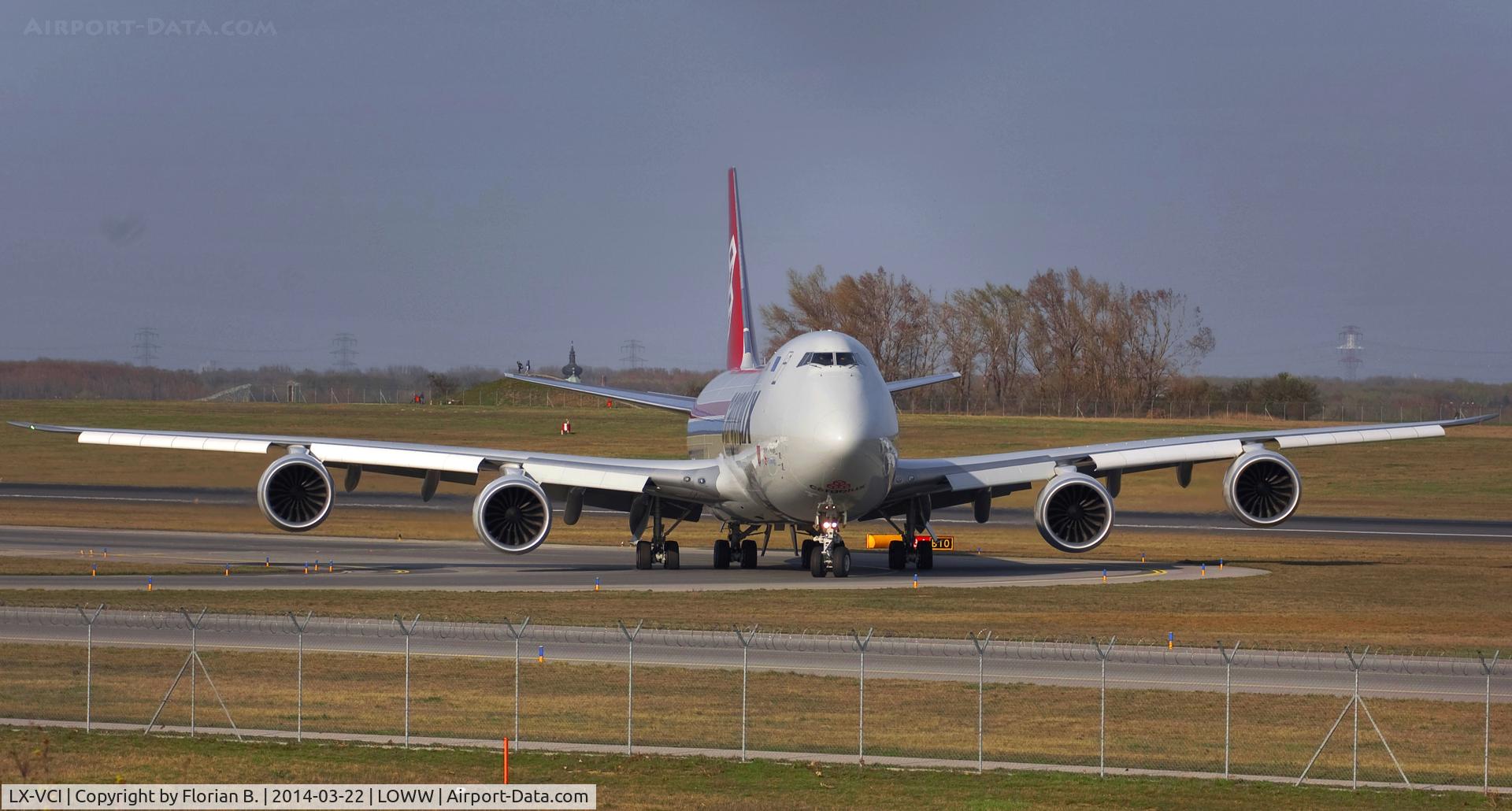 LX-VCI, 2013 Boeing 747-8R7F C/N 35822, Boeing 747-8