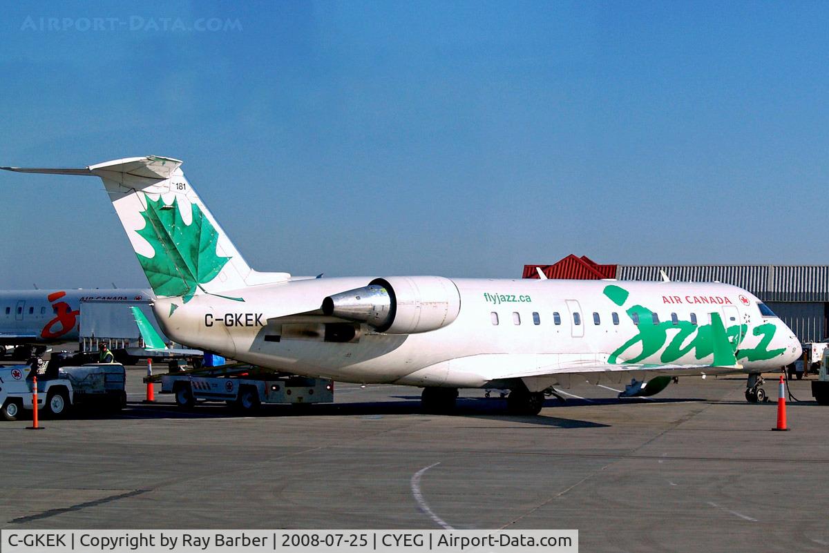 C-GKEK, 1998 Canadair CRJ-200ER (CL-600-2B19) C/N 7270, Canadair CRJ-200LR [7270] (Air Canada Jazz) Edmonton-International~C 25/07/2008