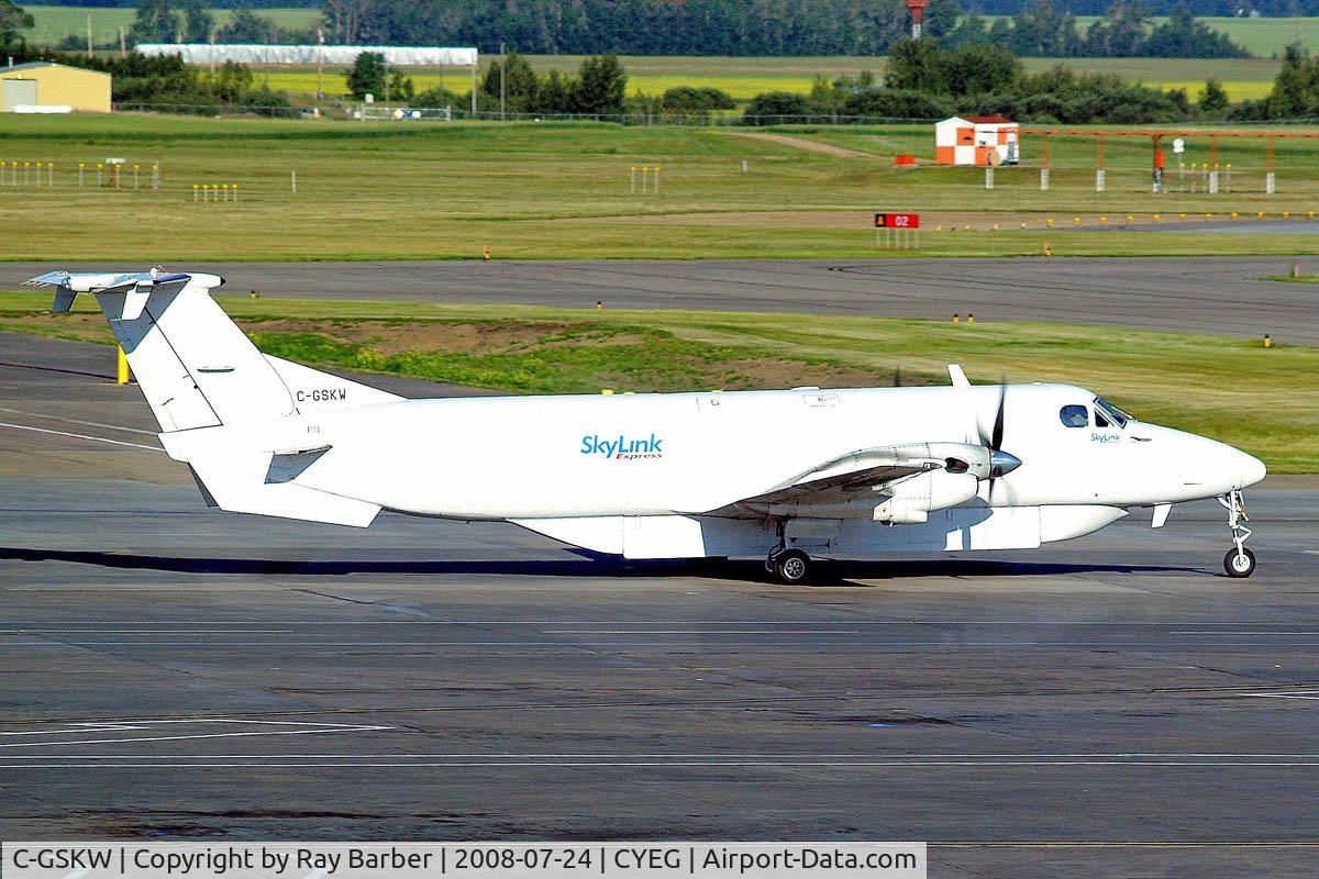 C-GSKW, 1985 Beech 1900C C/N UB-33, Beech 1990C [UB-33] (Skylink Express) Edmonton-International~C 24/07/2008