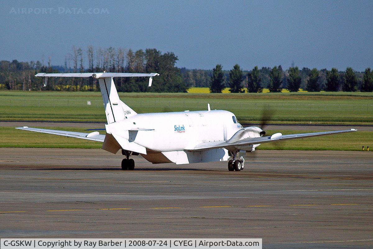 C-GSKW, 1985 Beech 1900C C/N UB-33, Beech 1990C [UB-33] (Skylink Express) Edmonton-International~C 24/07/2008