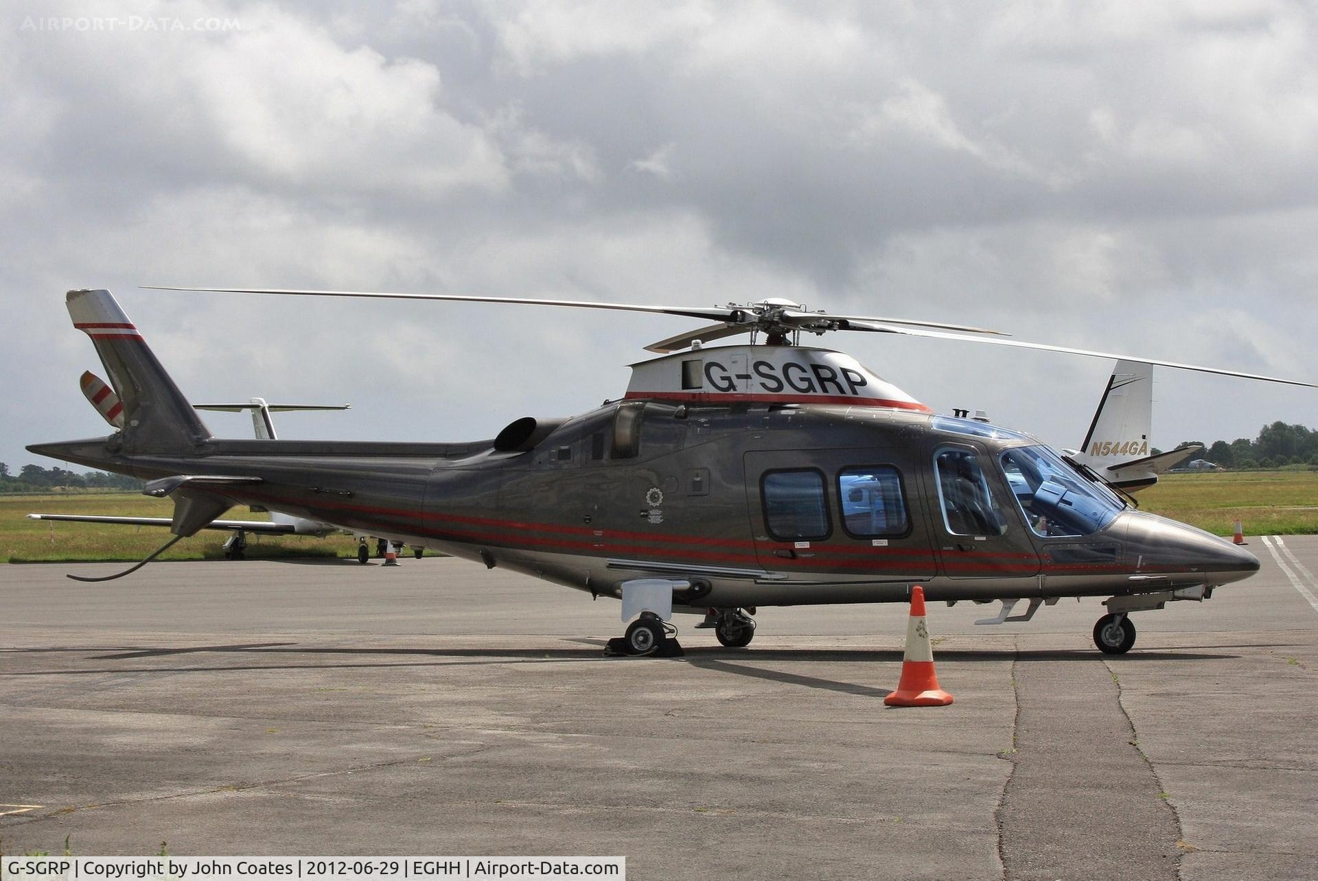 G-SGRP, 2011 AgustaWestland AW-109SP Grand New C/N 22236, At Sigs