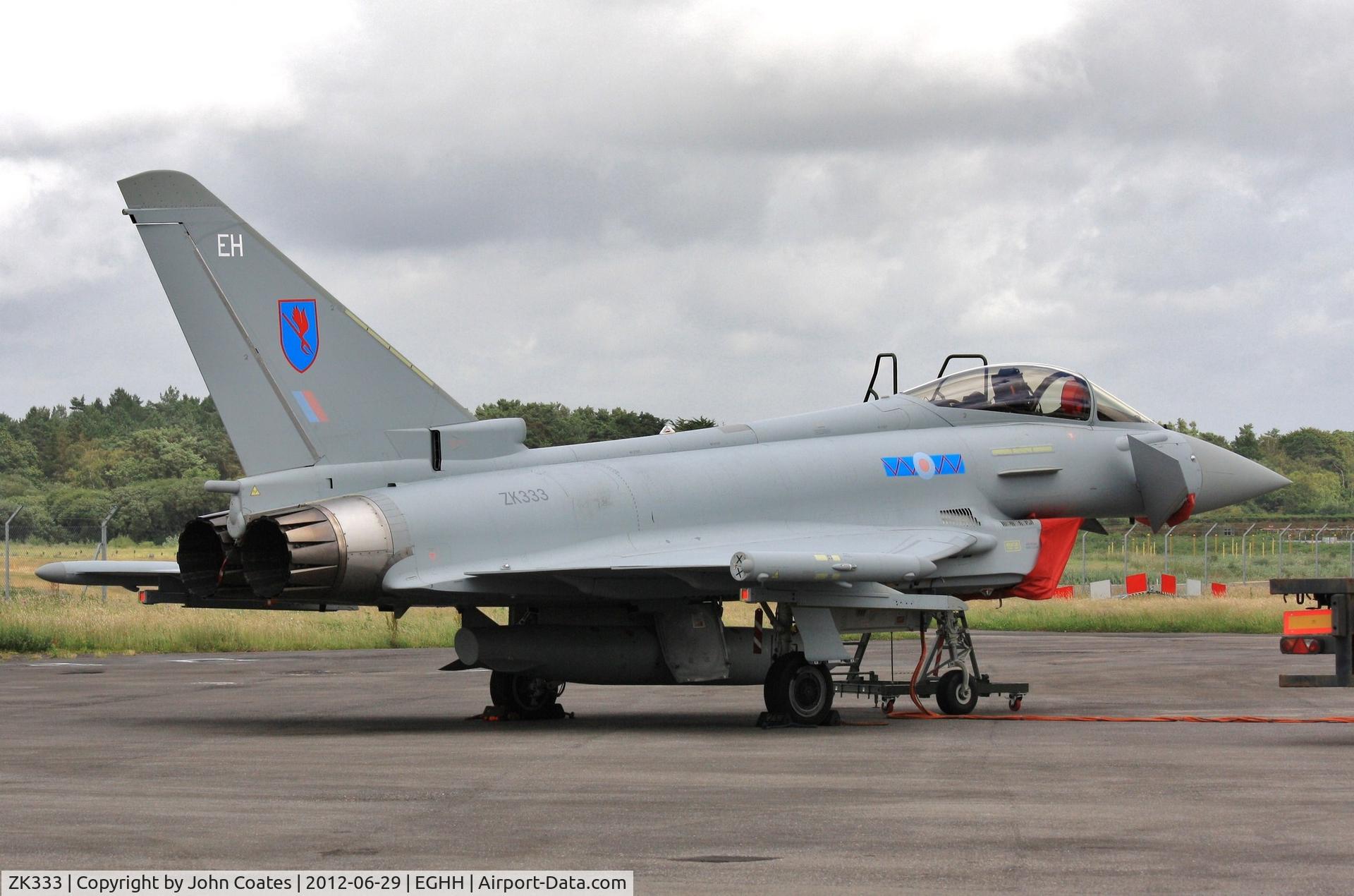 ZK333, 2012 Eurofighter EF-2000 Typhoon FGR4 C/N BS094, EH at JETS
