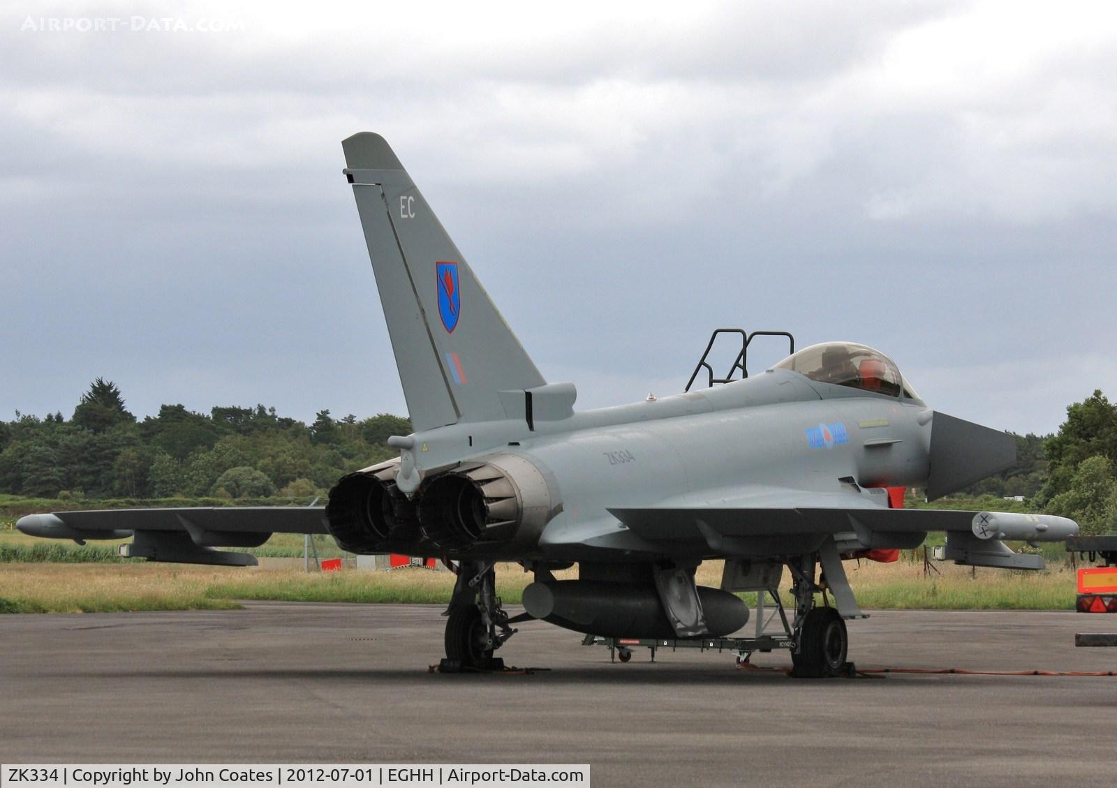 ZK334, 2012 Eurofighter EF-2000 Typhoon FGR.4 C/N BS095, At JETS