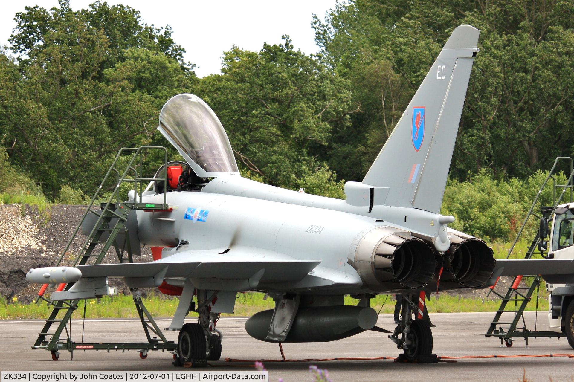 ZK334, 2012 Eurofighter EF-2000 Typhoon FGR.4 C/N BS095, At JETS