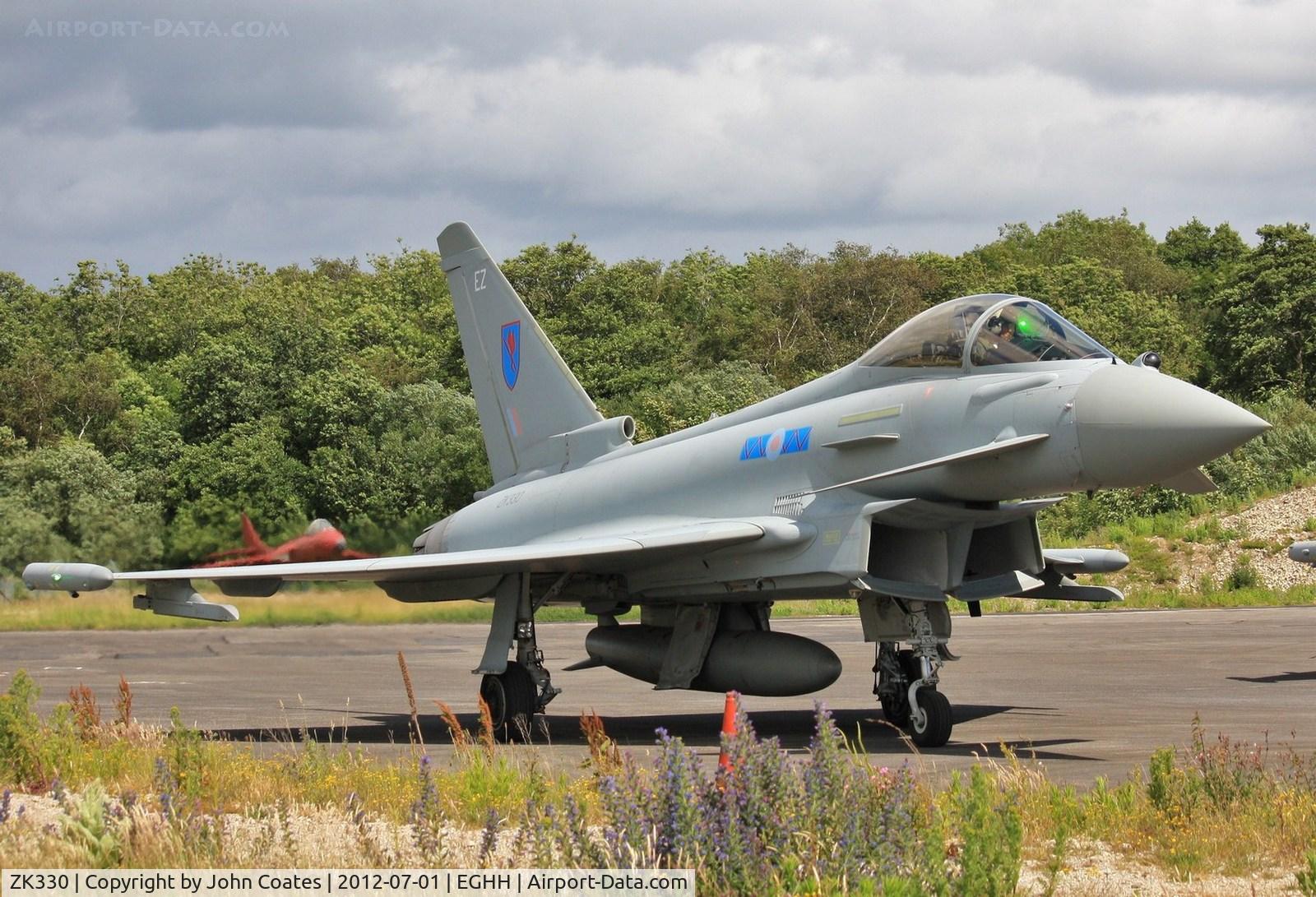 ZK330, 2011 Eurofighter EF-2000 Typhoon FGR.4 C/N BS091/340, Back at JETS after displaying
