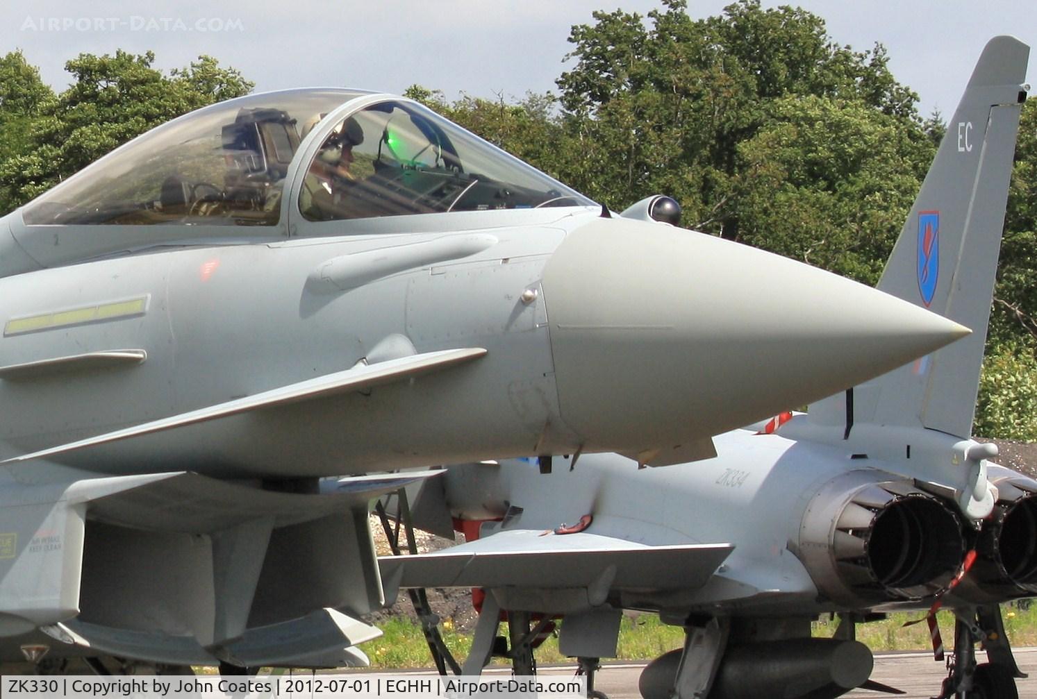 ZK330, 2011 Eurofighter EF-2000 Typhoon FGR.4 C/N BS091/340, Back at JETS with ZK334