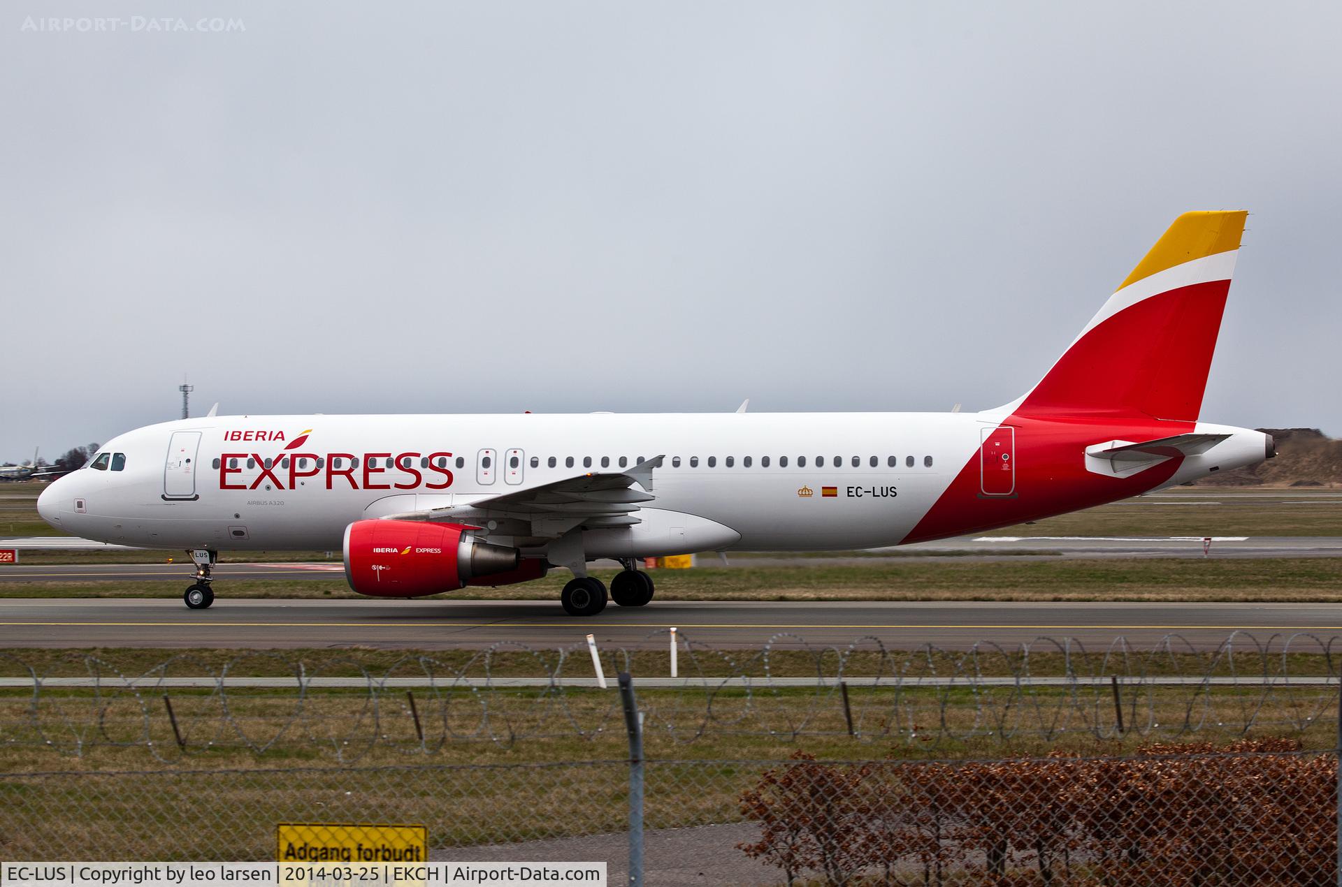 EC-LUS, 2013 Airbus A320-216 C/N 5501, Copenhagen Kastrup 25.3.14