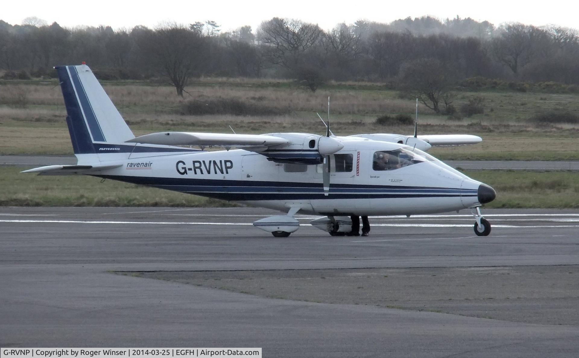 G-RVNP, 1975 Partenavia P-68B C/N 67, Visiting P-68B Victor operated by Ravenair Aircraft.